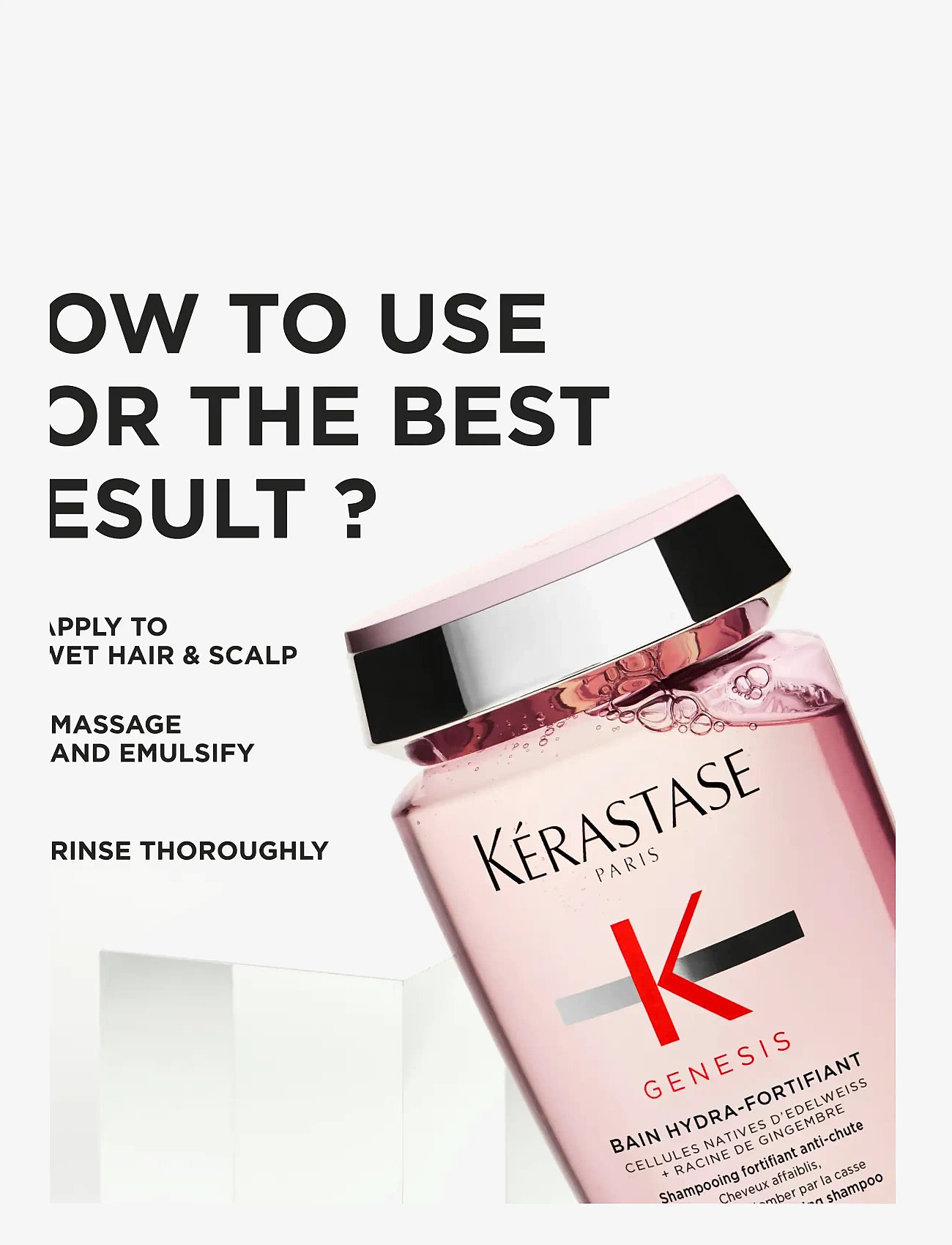 Kérastase - Kérastase Genesis Bain Hydra-Fortifiant 250 ml - shampoo - no colour - 3