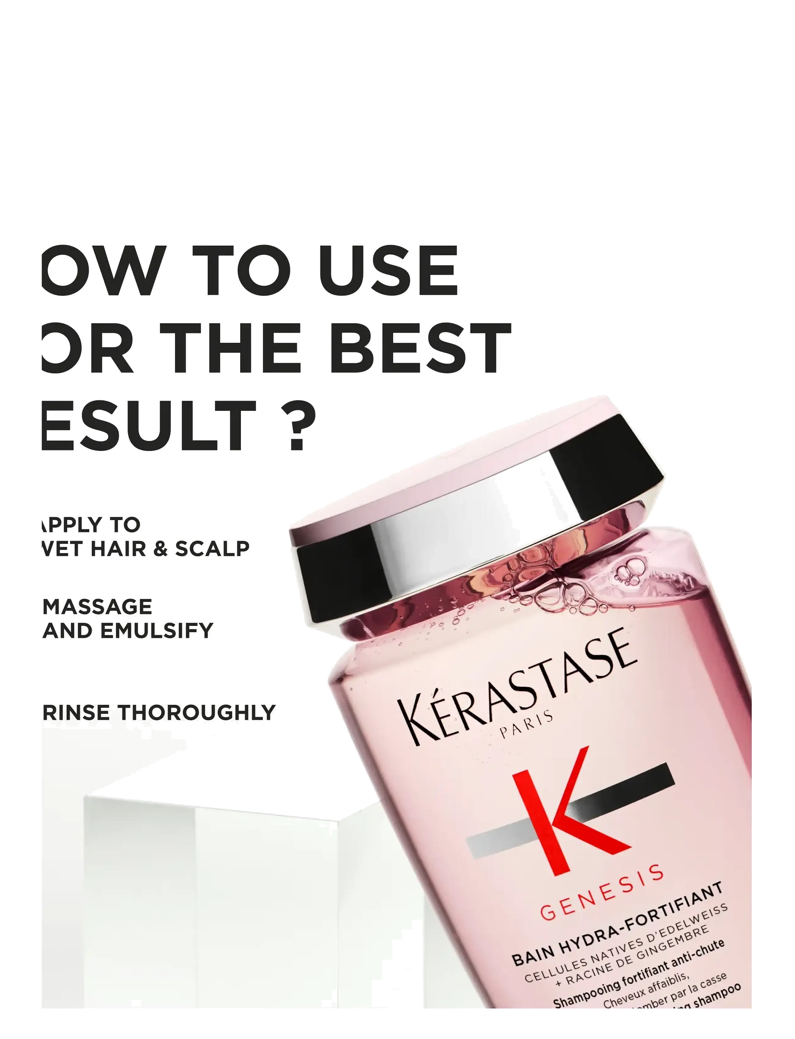 Kérastase - Kérastase Genesis Bain Hydra-Fortifiant 250 ml - shampoo - no colour - 3