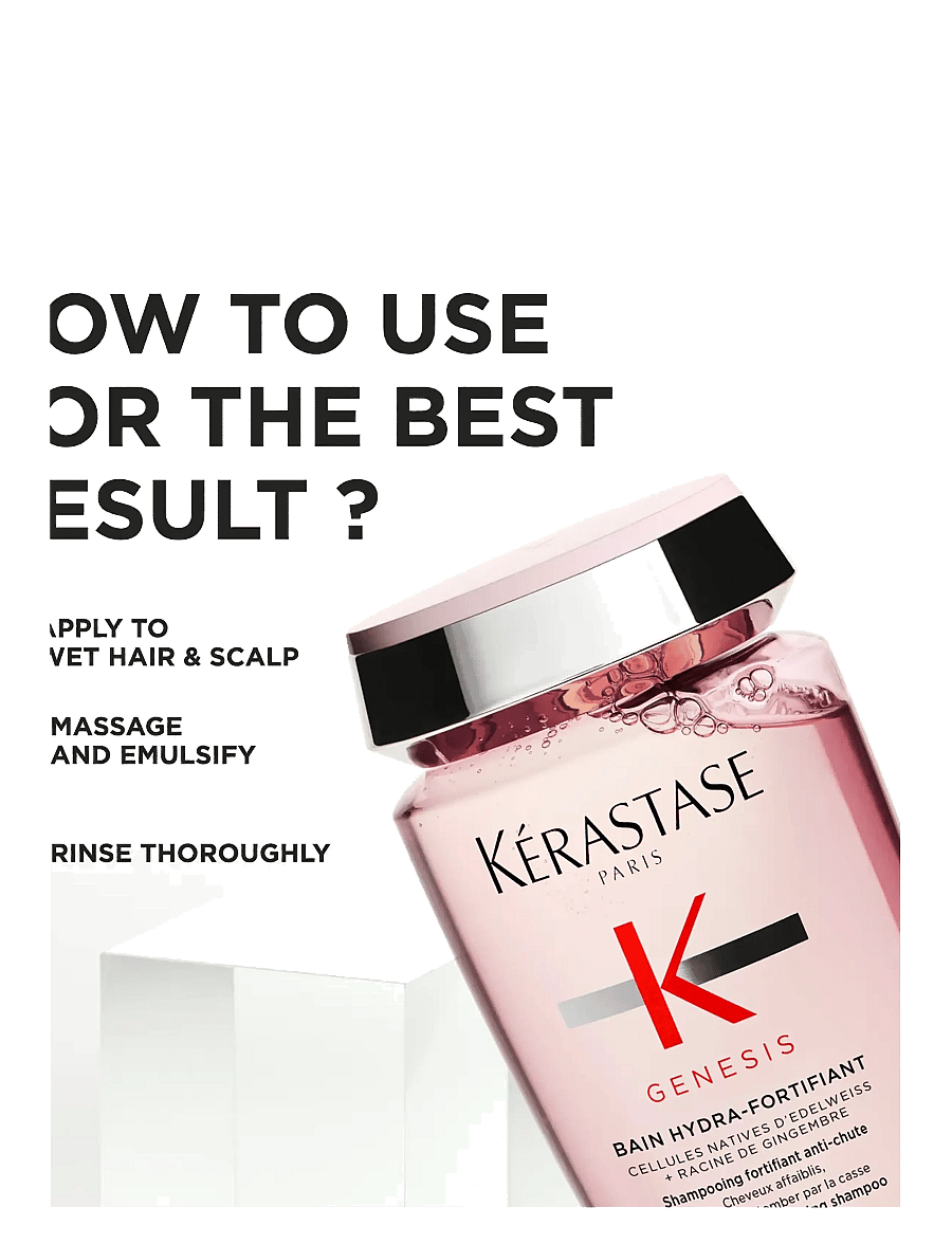 Kérastase - Kérastase Genesis Bain Hydra-Fortifiant 250 ml - shampoo - no colour - 3