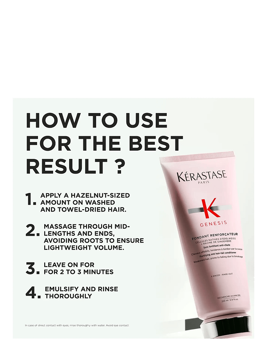 Kérastase - Kérastase Genesis Fondant Renforcateur Conditioner 200 ml - scalp treatment - no colour - 3