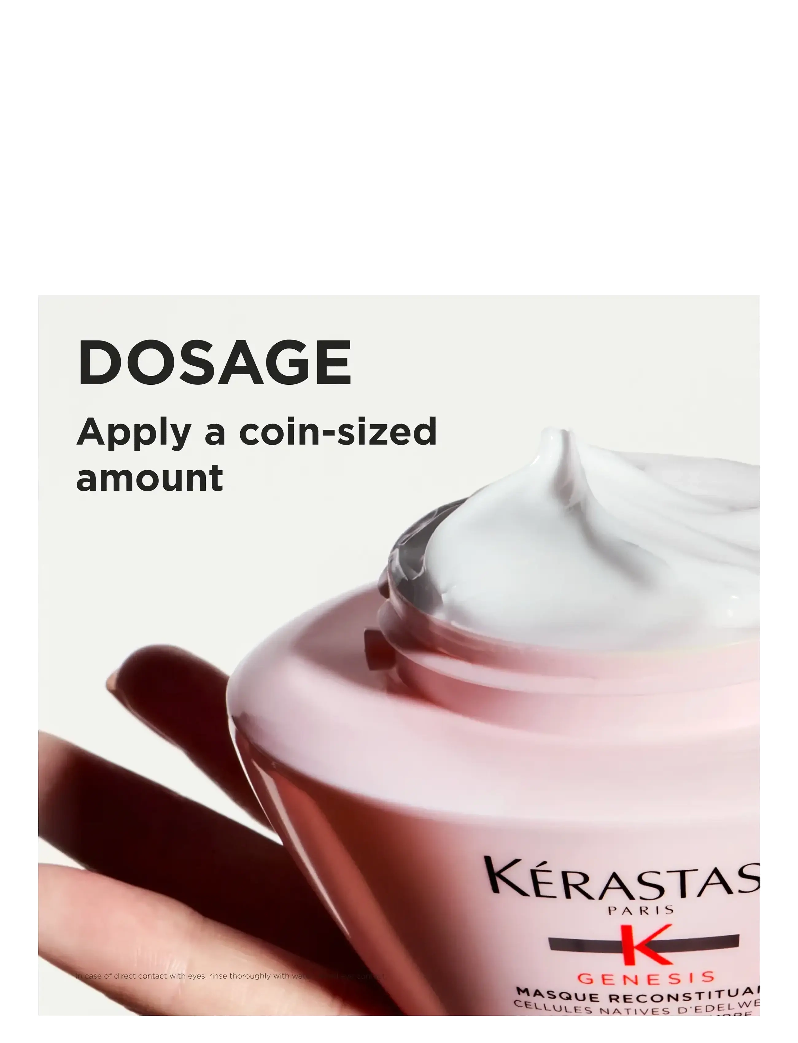 Kérastase - Kérastase Genesis Masque Reconstituant Hair Mask 200 ml - sommerens hårprodukter - no colour - 3