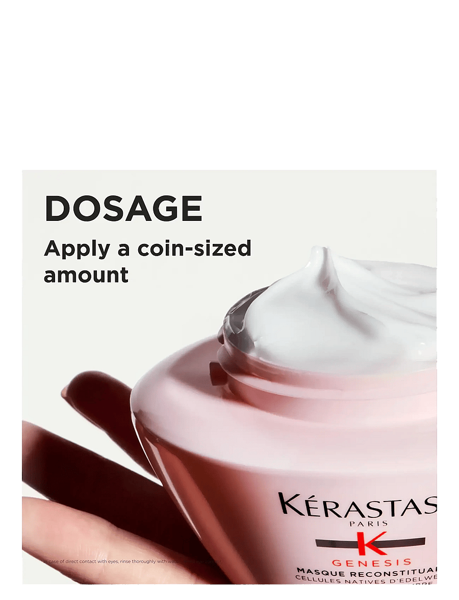 Kérastase - Kérastase Genesis Masque Reconstituant Hair Mask 200 ml - sommerens hårprodukter - no colour - 3