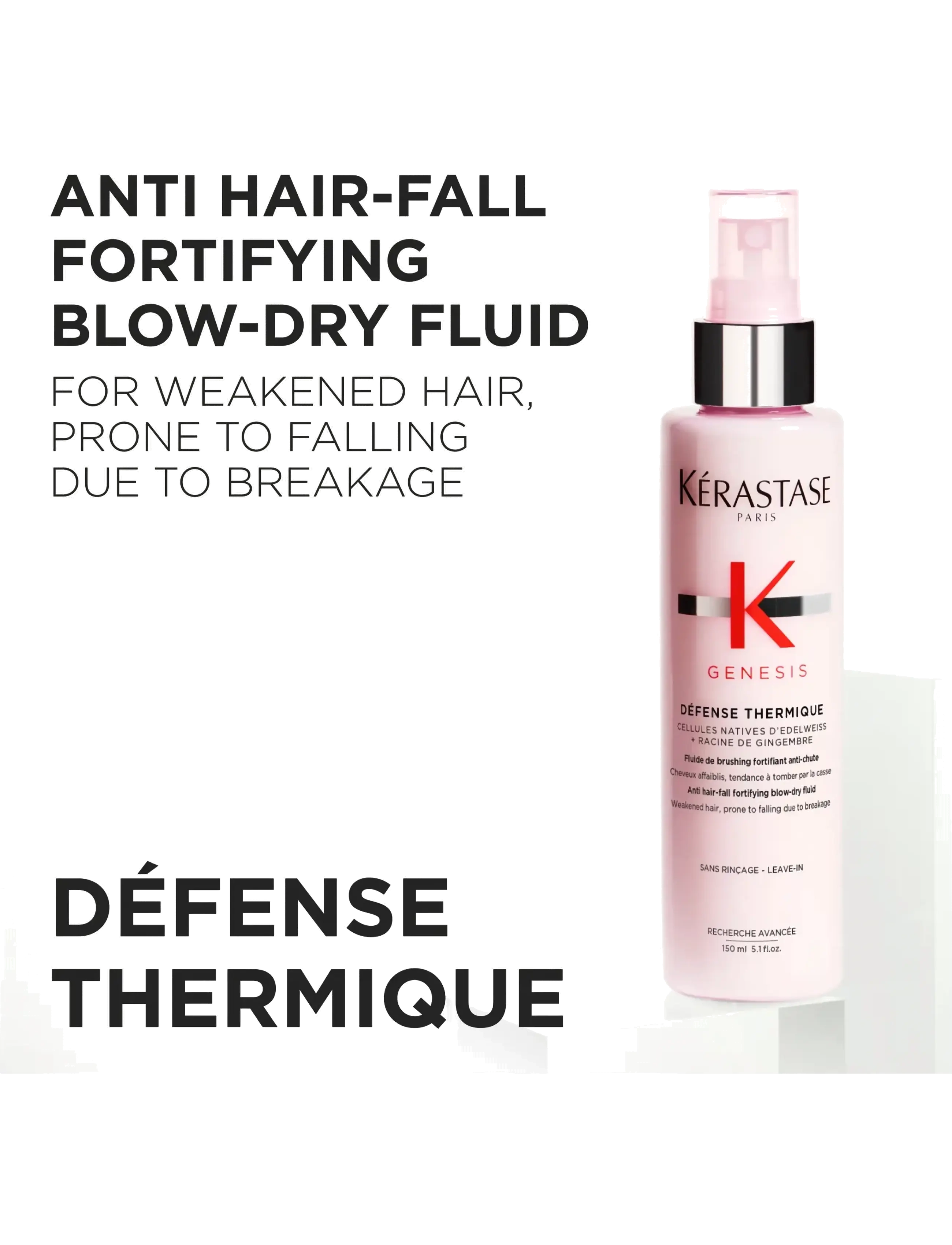 Kérastase - Kérastase Genesis Defense Thermique Leave-in 150 ml - varmebeskyttelse - no colour - 1
