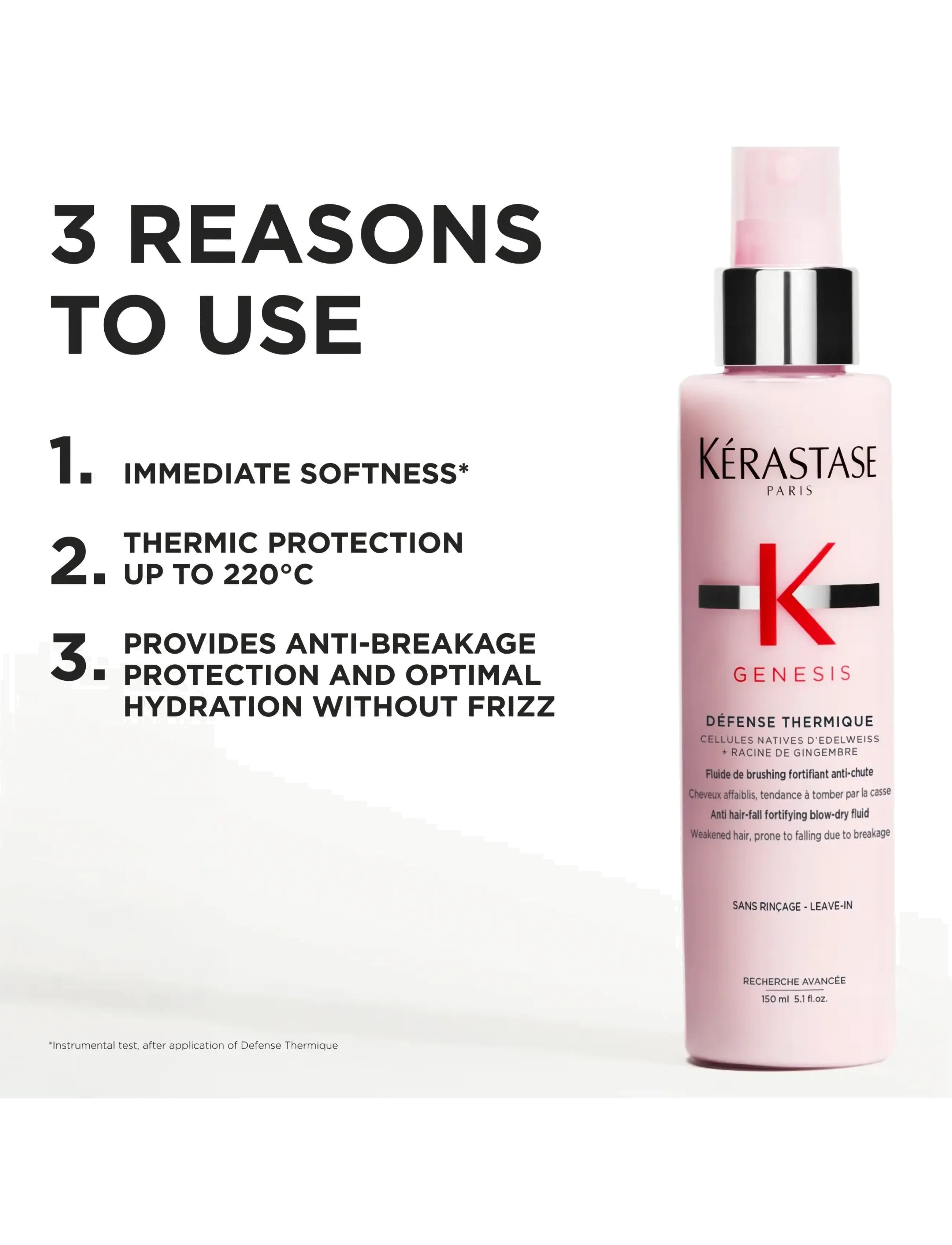 Kérastase - Kérastase Genesis Defense Thermique Leave-in 150 ml - varmebeskyttelse - no colour - 2