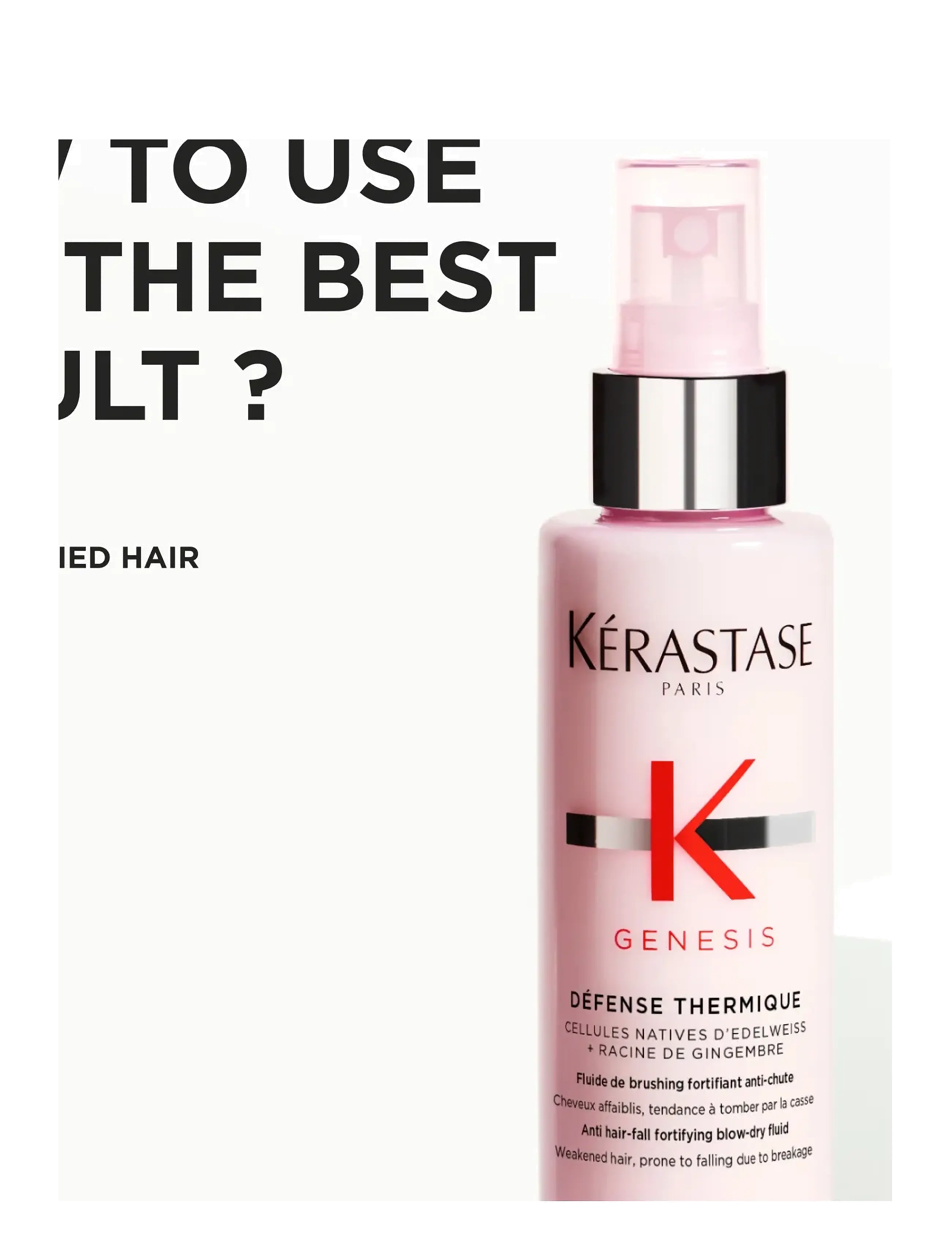 Kérastase - Kérastase Genesis Defense Thermique Leave-in 150 ml - lämpösuojat - no colour - 3