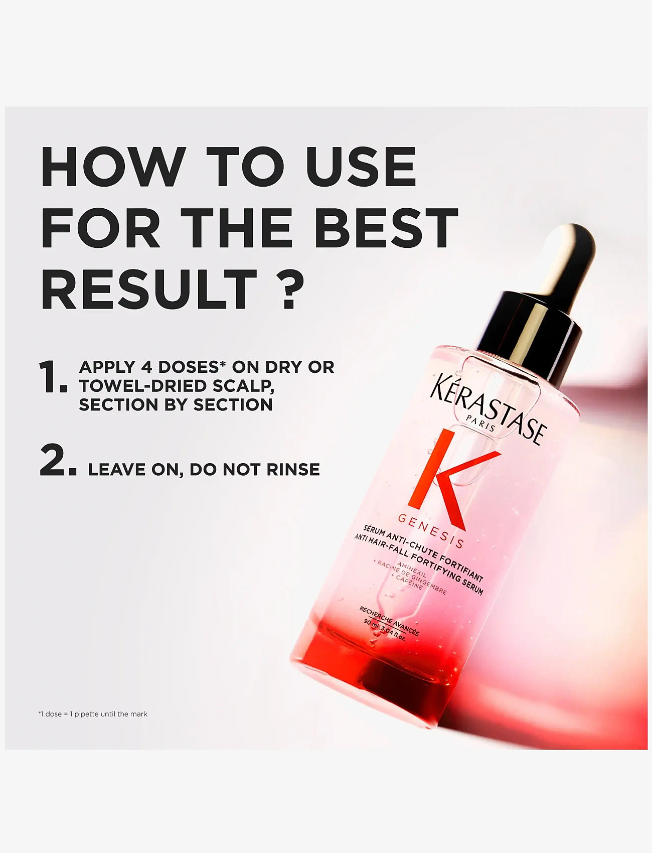 Kérastase - Kérastase Genesis Serum Anti Chute Fortifiant 90ml - hårserum - no colour - 1