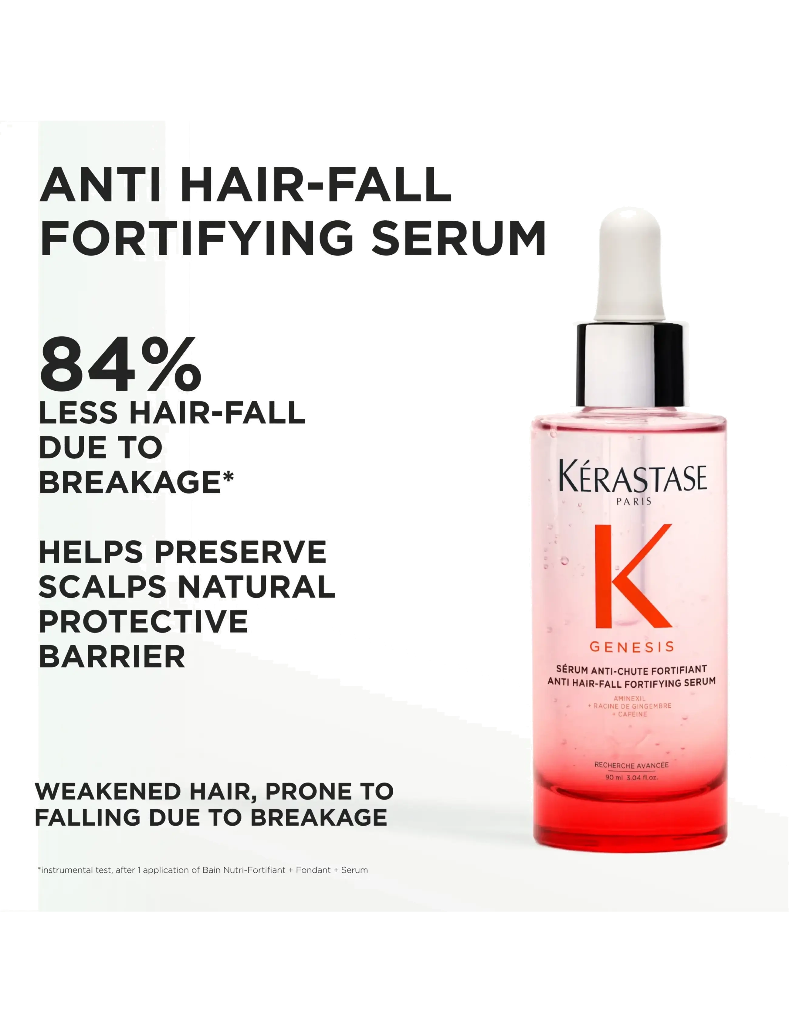 Kérastase - Kérastase Genesis Serum Anti Chute Fortifiant 90 ml - sommerens hårprodukter - no colour - 3