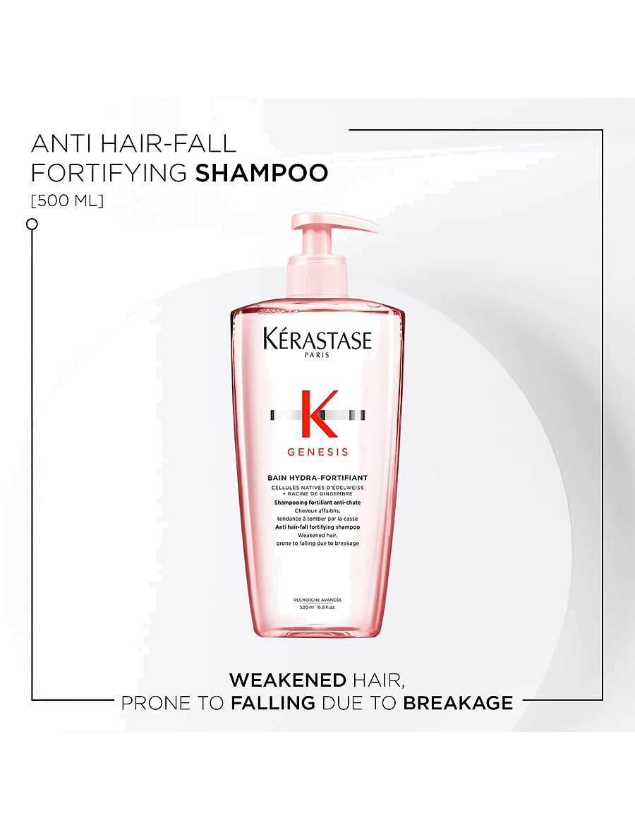 Kérastase - Kérastase Genesis Hydra-Fortifiant Shampoo 500 ml - sjampó - clear - 1