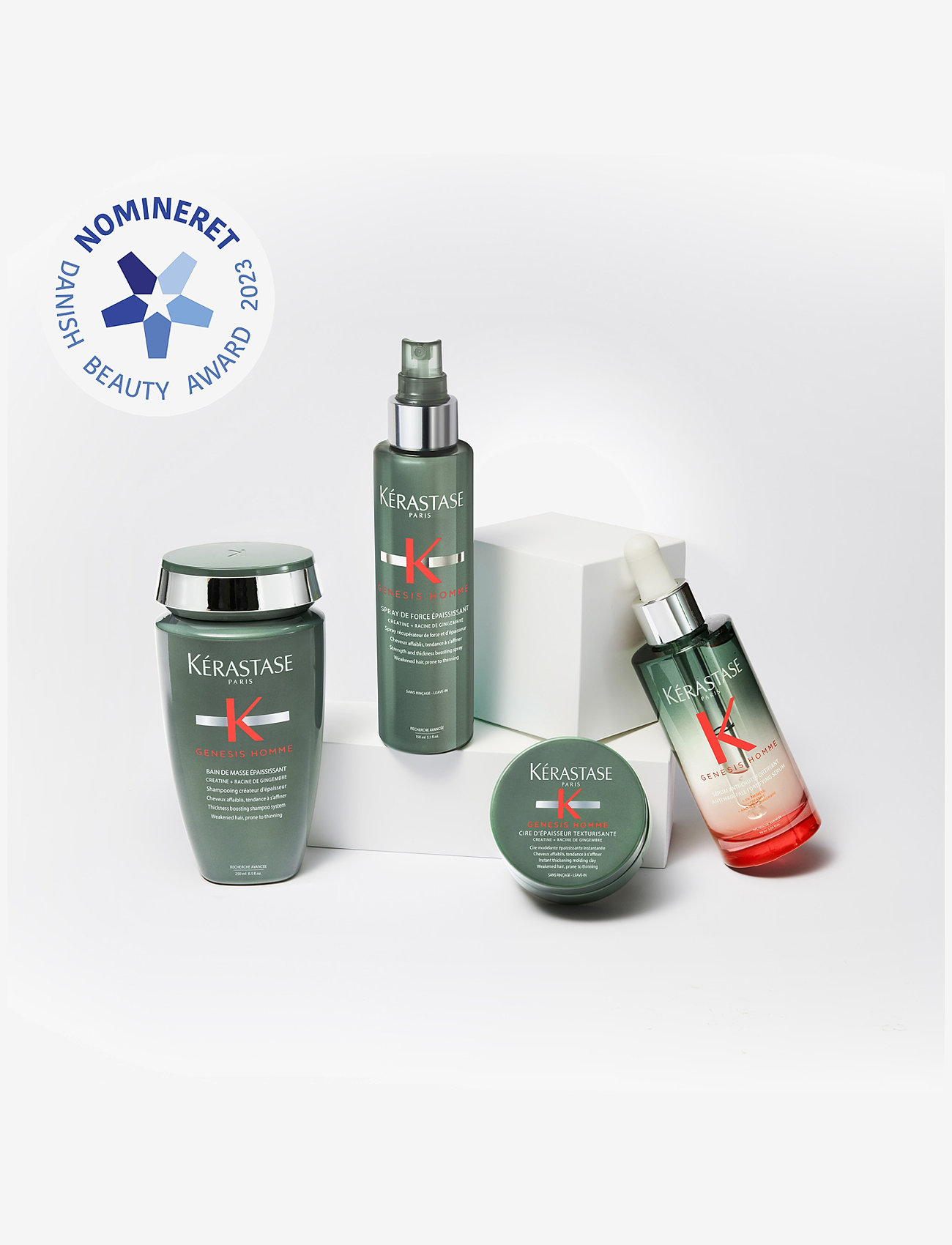 Kérastase - Kérastase Genesis Homme Serum Anti-chute Fortifiant 90 ml - hårserum - no colour - 3