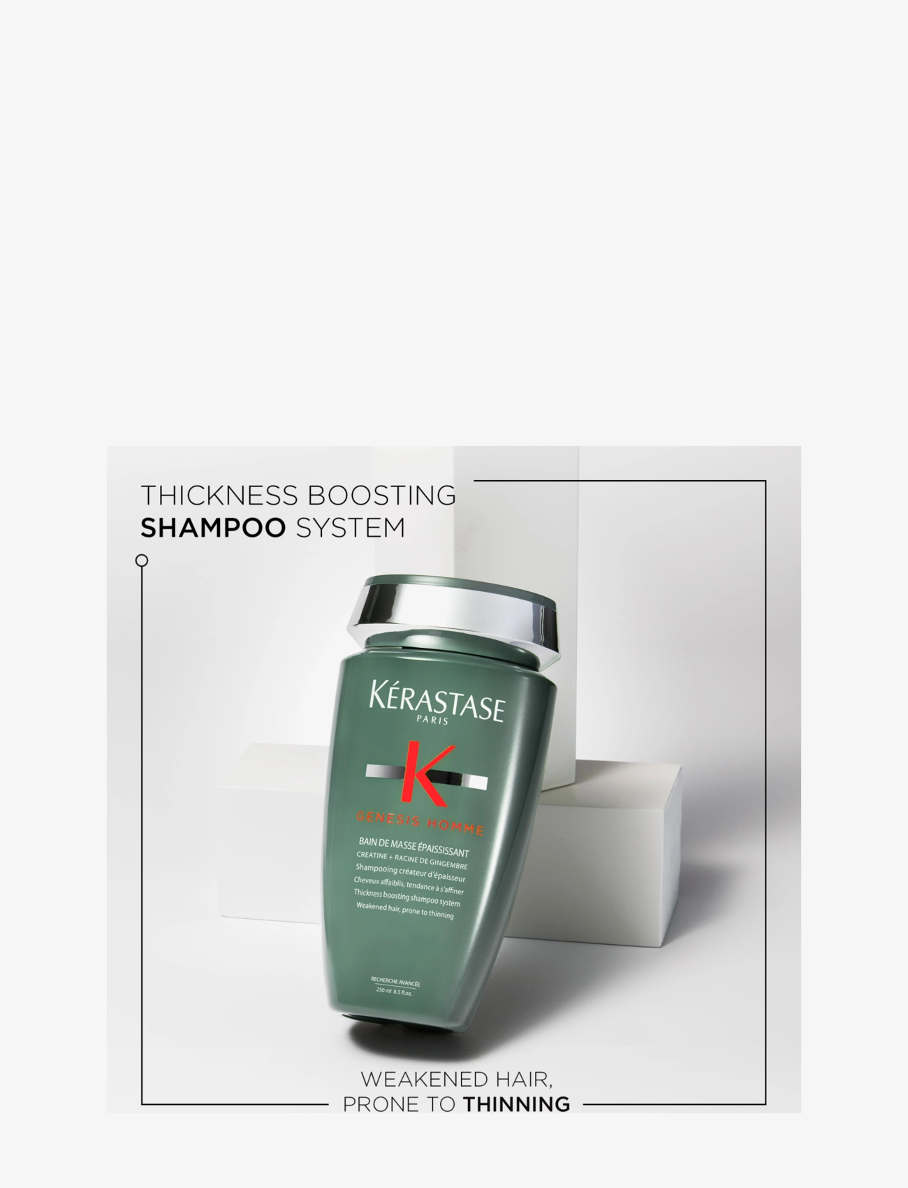 KÉRASTA Genesis Homme Bain De Masse Epqissant schampo & balsam herr – bild 3