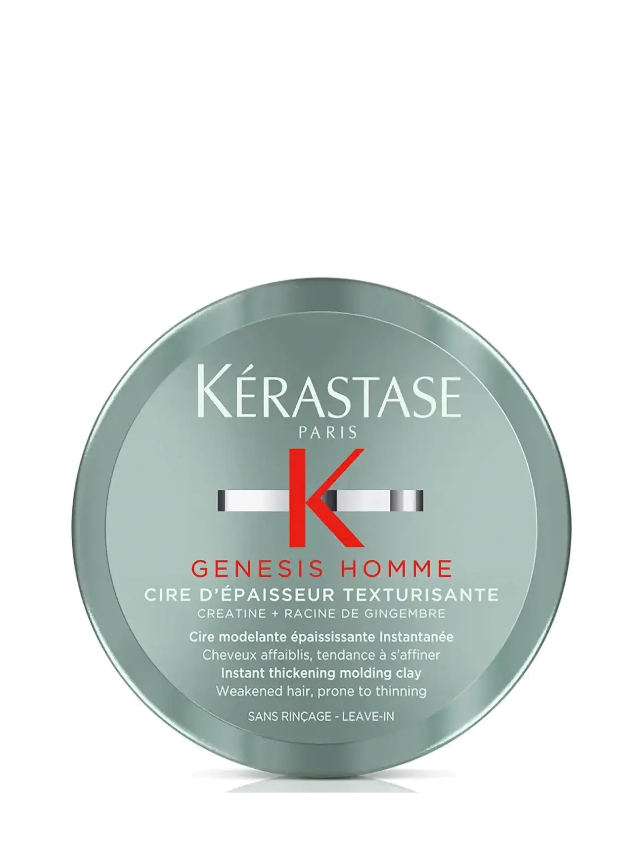 Kérastase Kérastase Genesis Homme Cire D'épaisseur Texturisante 75 ml, 75 ml, Nude, Styling > Indsætning, Herre