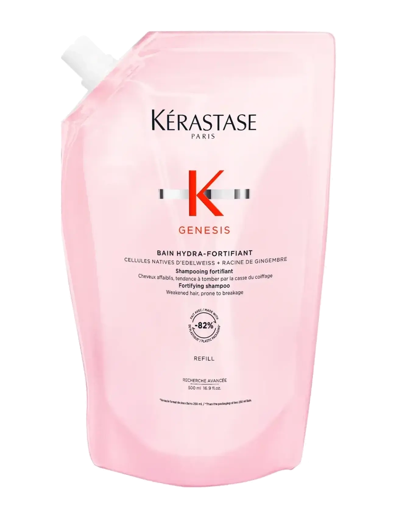 Kérastase Kérastase Genesis Bain Hydra-Fortifiant Shampoo 500 ml Refill, 500 ml, Nude, Pleje > Shampoo, Dame