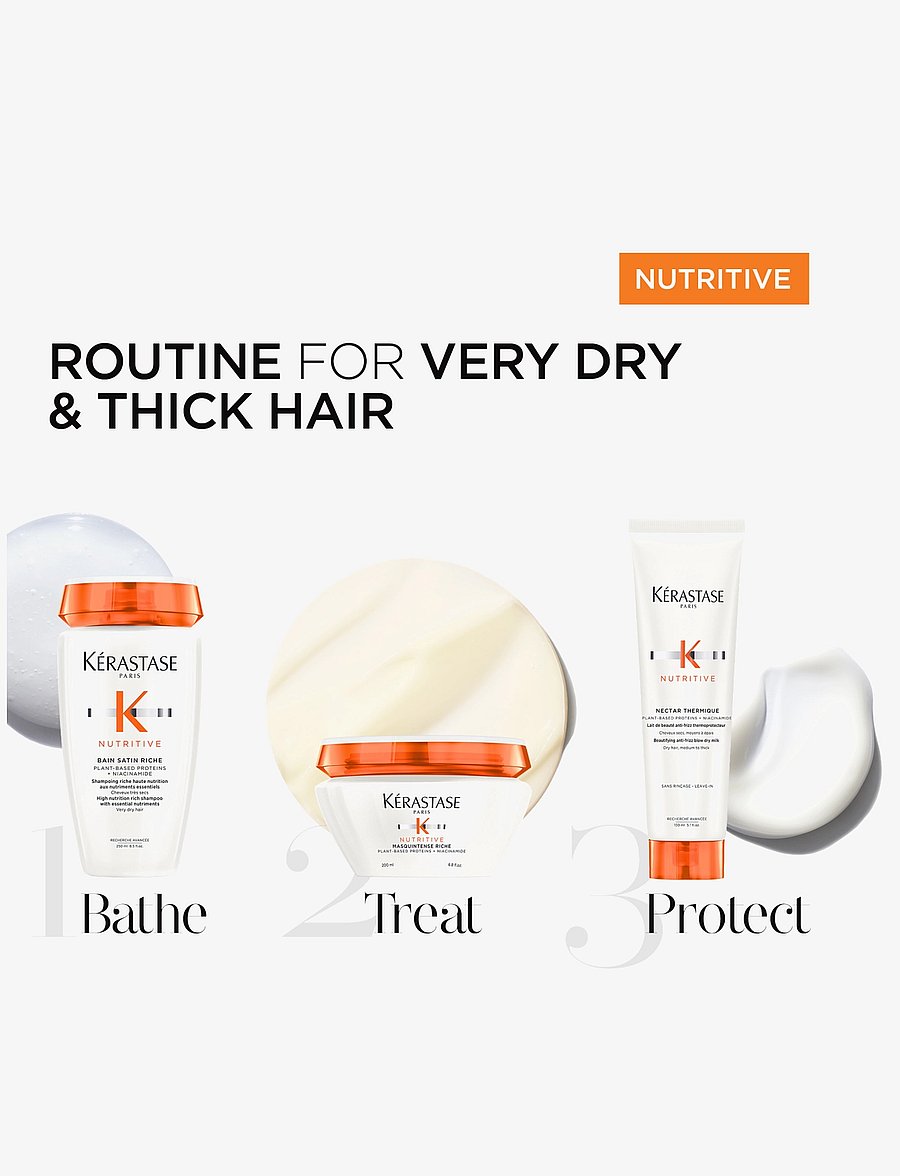Kérastase - Kérastase Nutritive Masquintense Riche Hair mask 200 ml - hårkur - clear - 5