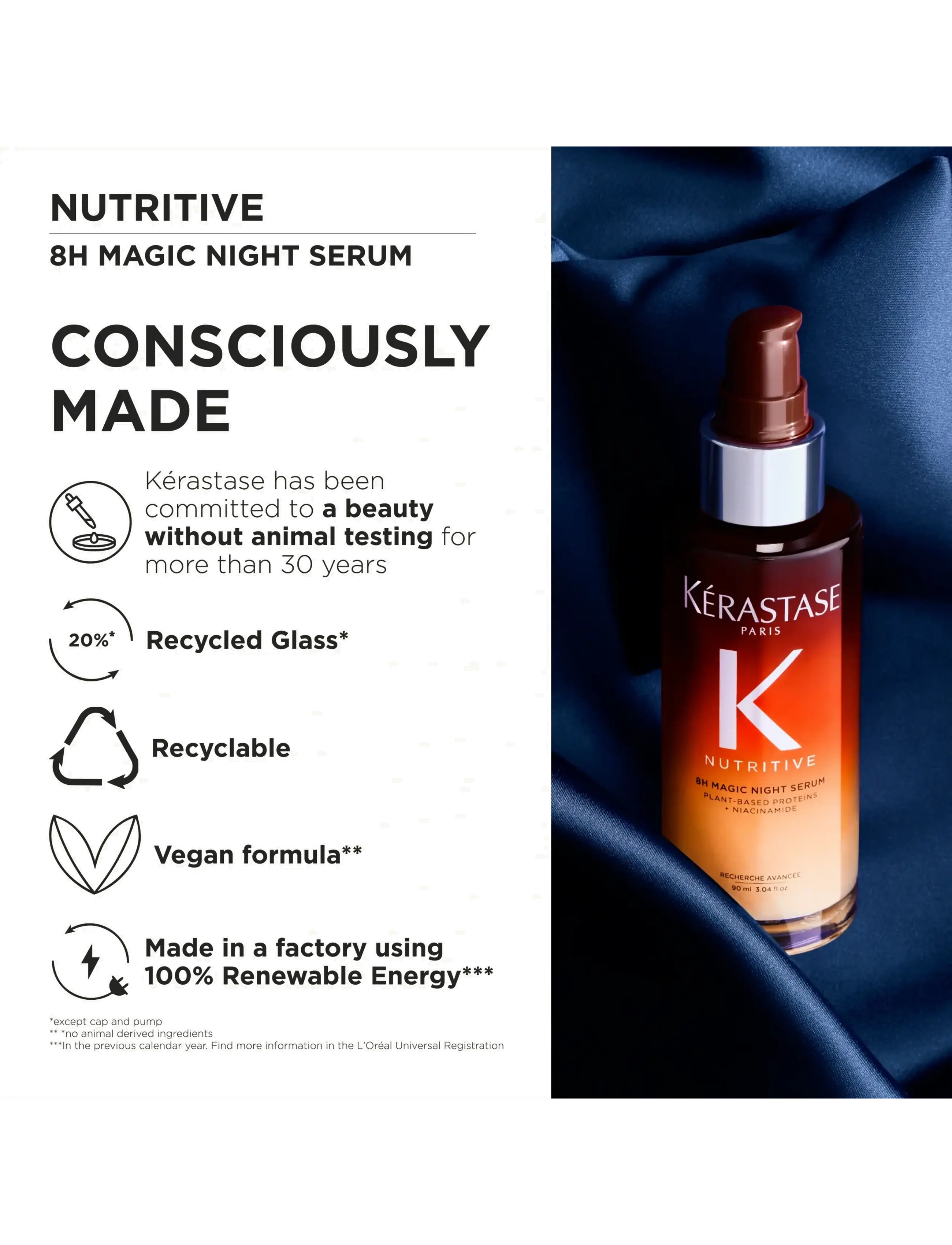 Kérastase - Kérastase Nutritive 8H Magic Night Serum 90 ml - hårpleie - clear - 5