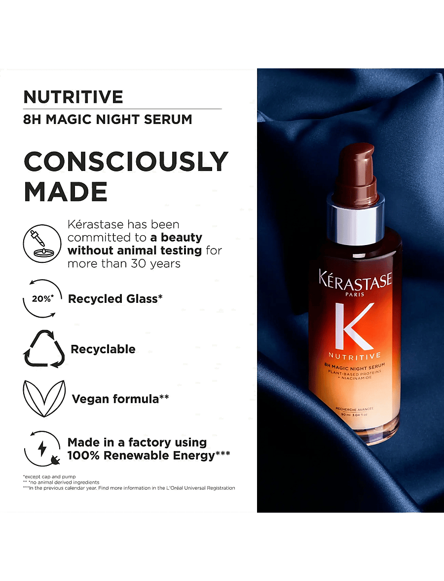 Kérastase - Kérastase Nutritive 8H Magic Night Serum 90 ml - hárserum - clear - 5