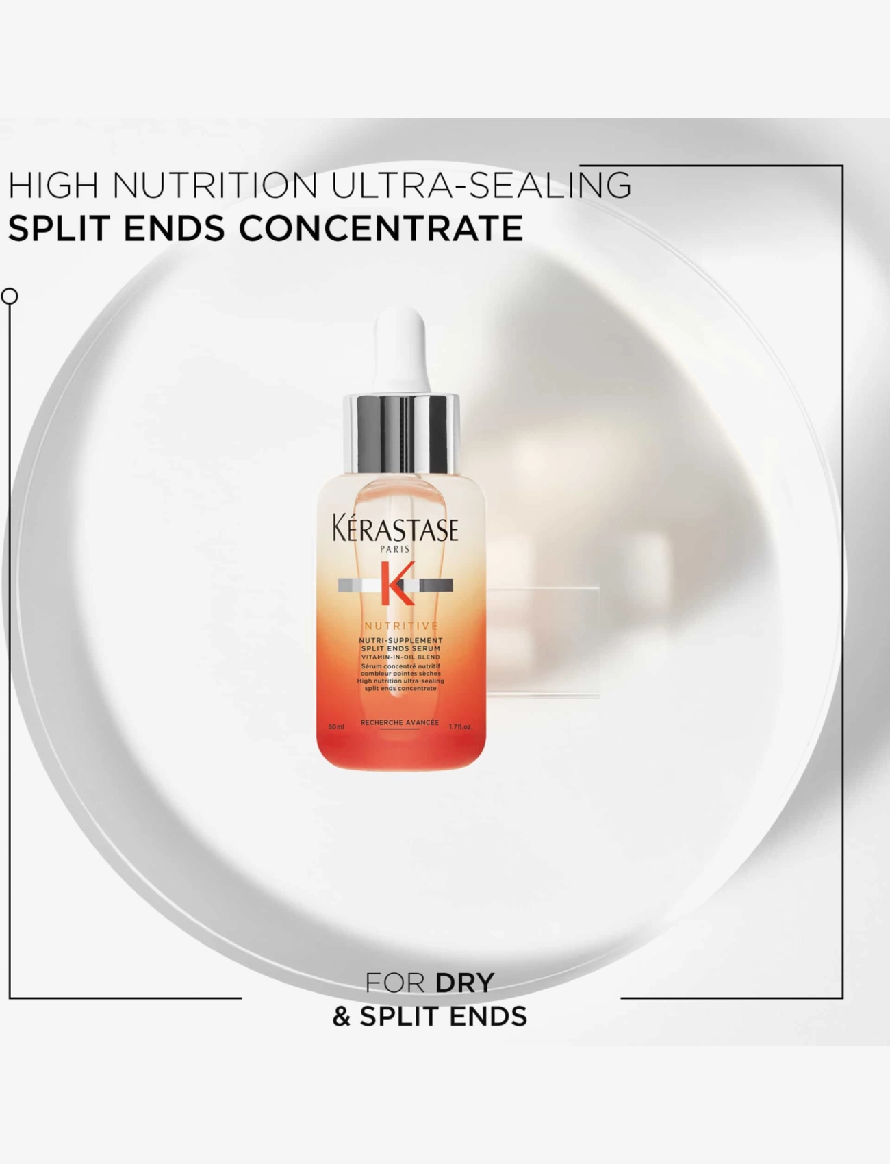 Kérastase - Kérastase Nutritive Split End Serum 50 ml - hår - clear - 1