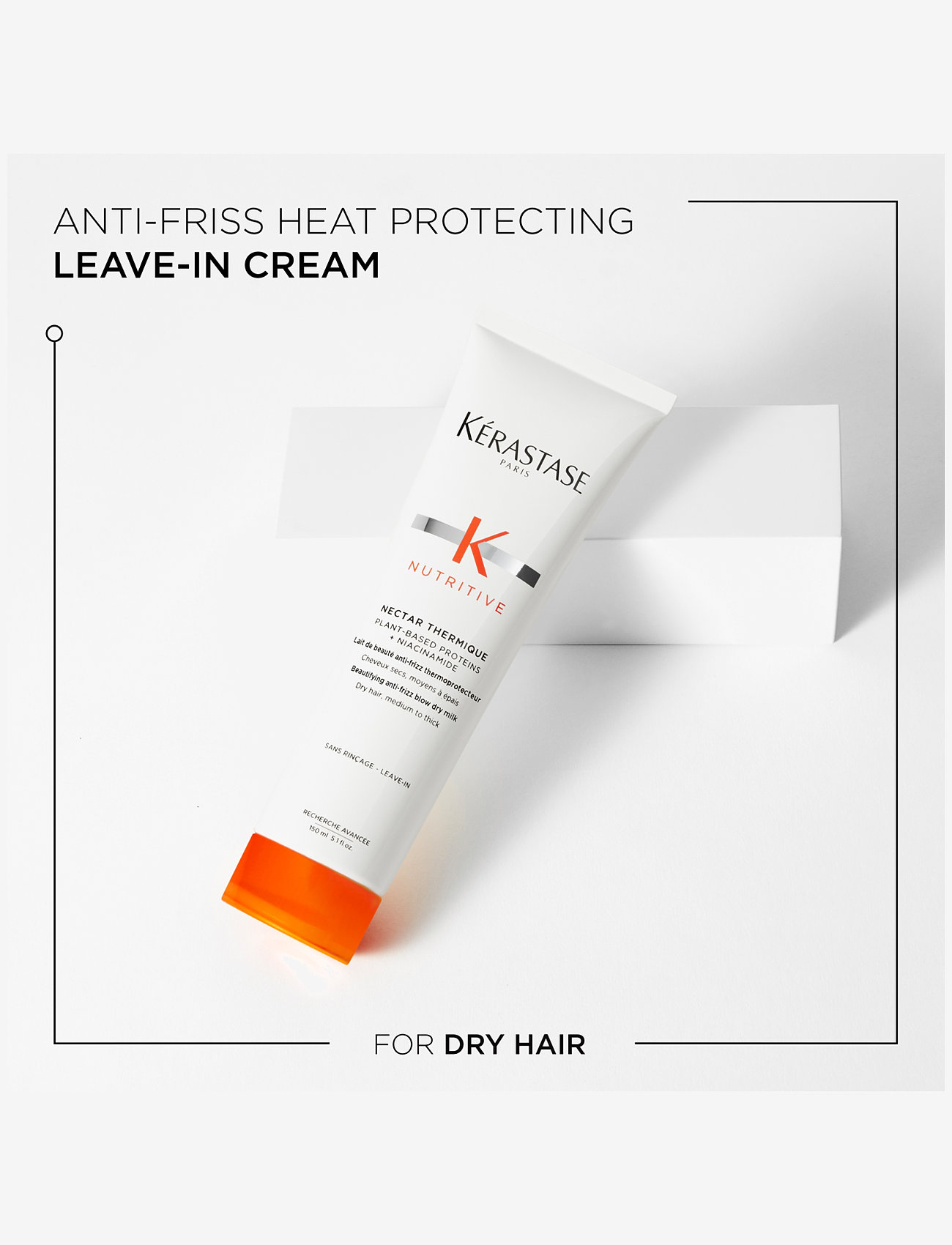 Kérastase - Kérastase Nutritive Nectar Thermique Heat Protection 150 ml - värmeskydd - clear - 1