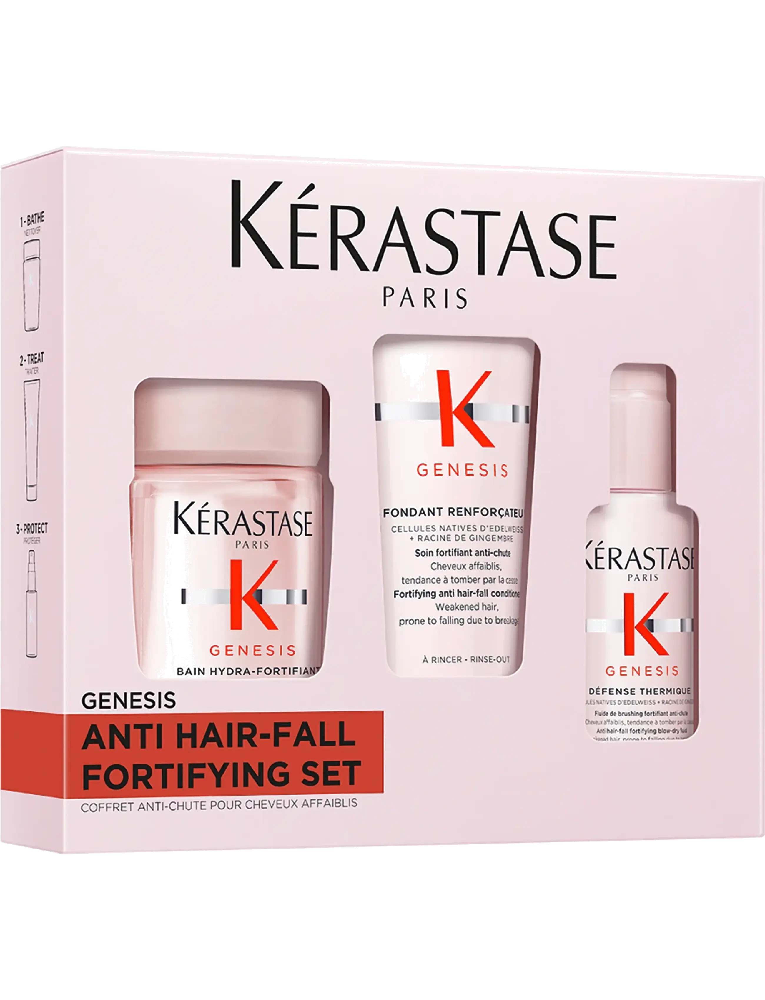 Kérastase Genesis Discovery Set For Anti-Hairfall, Hair Sæt, Nude, Str: 1 stk