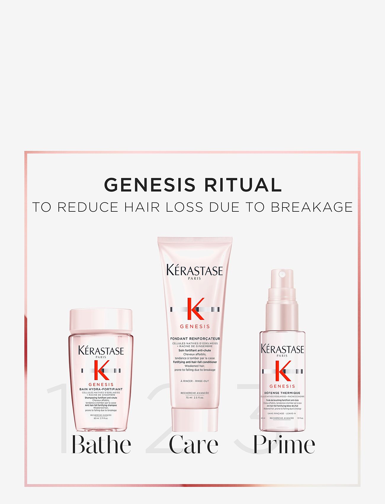 Kérastase - Kérastase Genesis Discovery Set for Anti-Hairfall - mellem 200-500 kr - no color - 1
