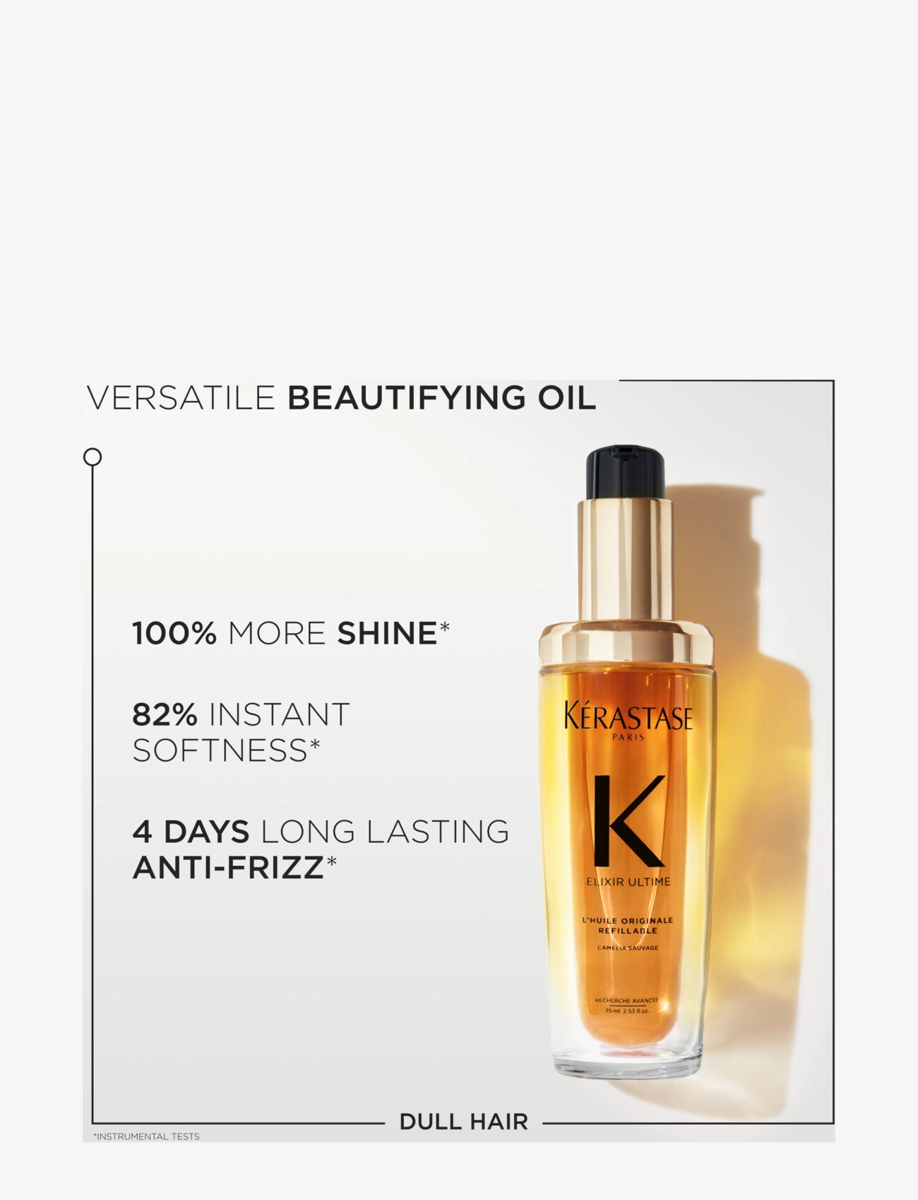 Kérastase - Kérastase Elixir Ultime L’Huile Originale Hair Oil 75 ml - hårolje - clear - 3