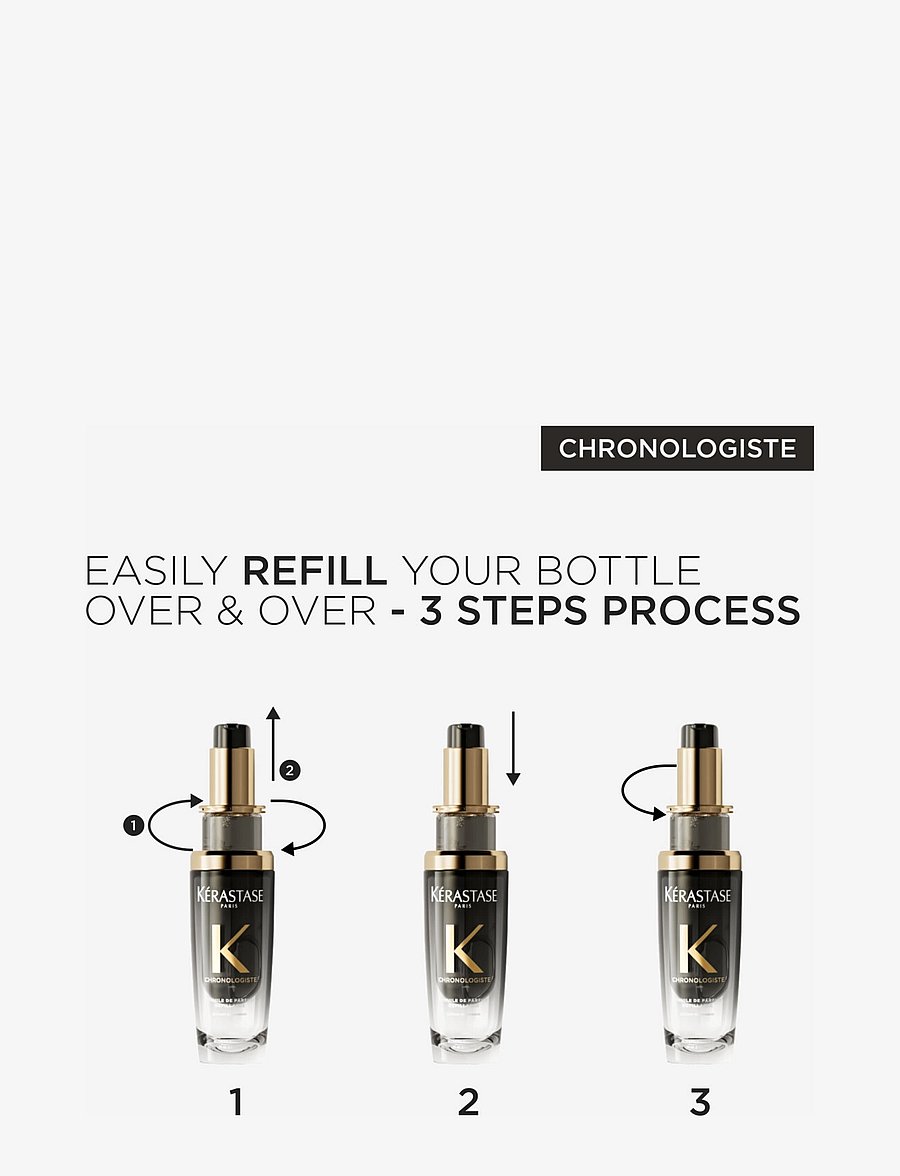 Kérastase - Kérastase Chronologiste L'Huile De Parfum Refillable Hair Oil 75 ml - hár - clear - 4