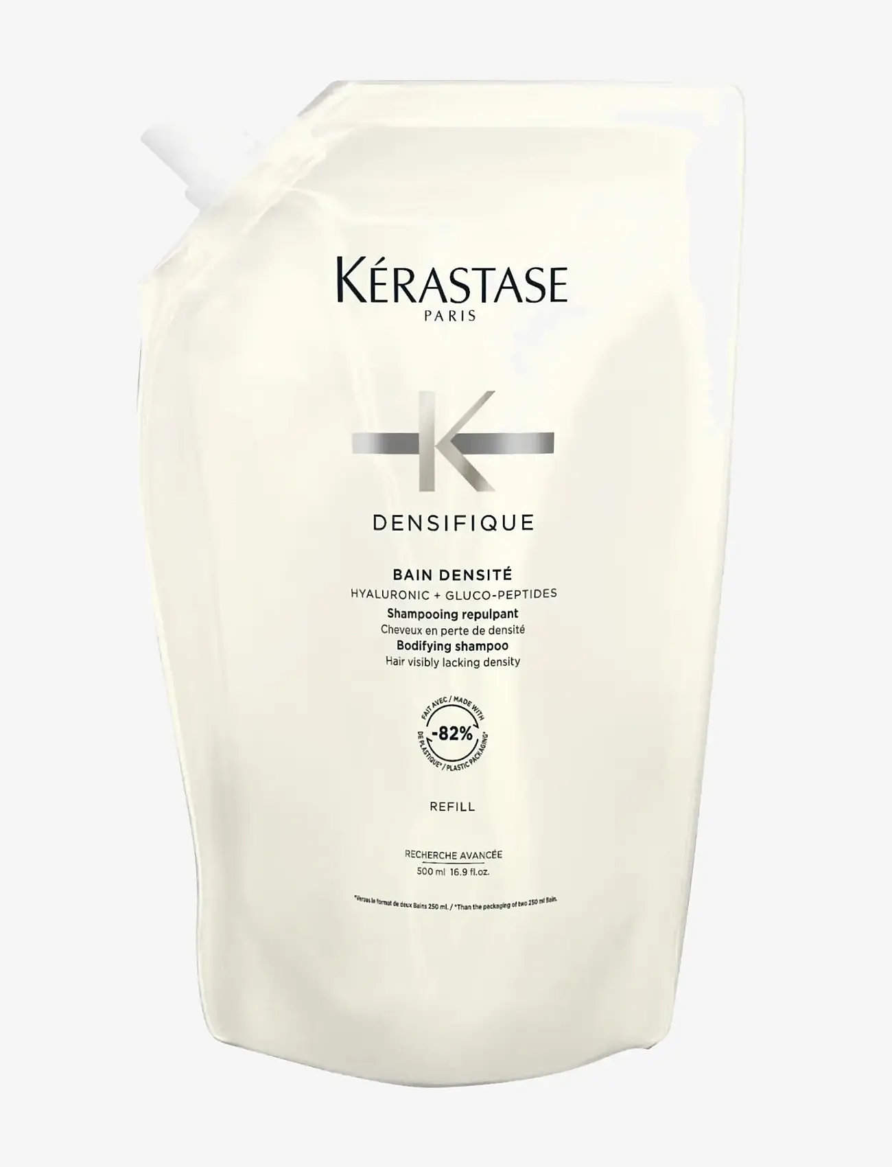 Kérastase - Kérastase Densifique Bain Densité Shampoo 500 ml Refill - hårvård refill - clear - 0