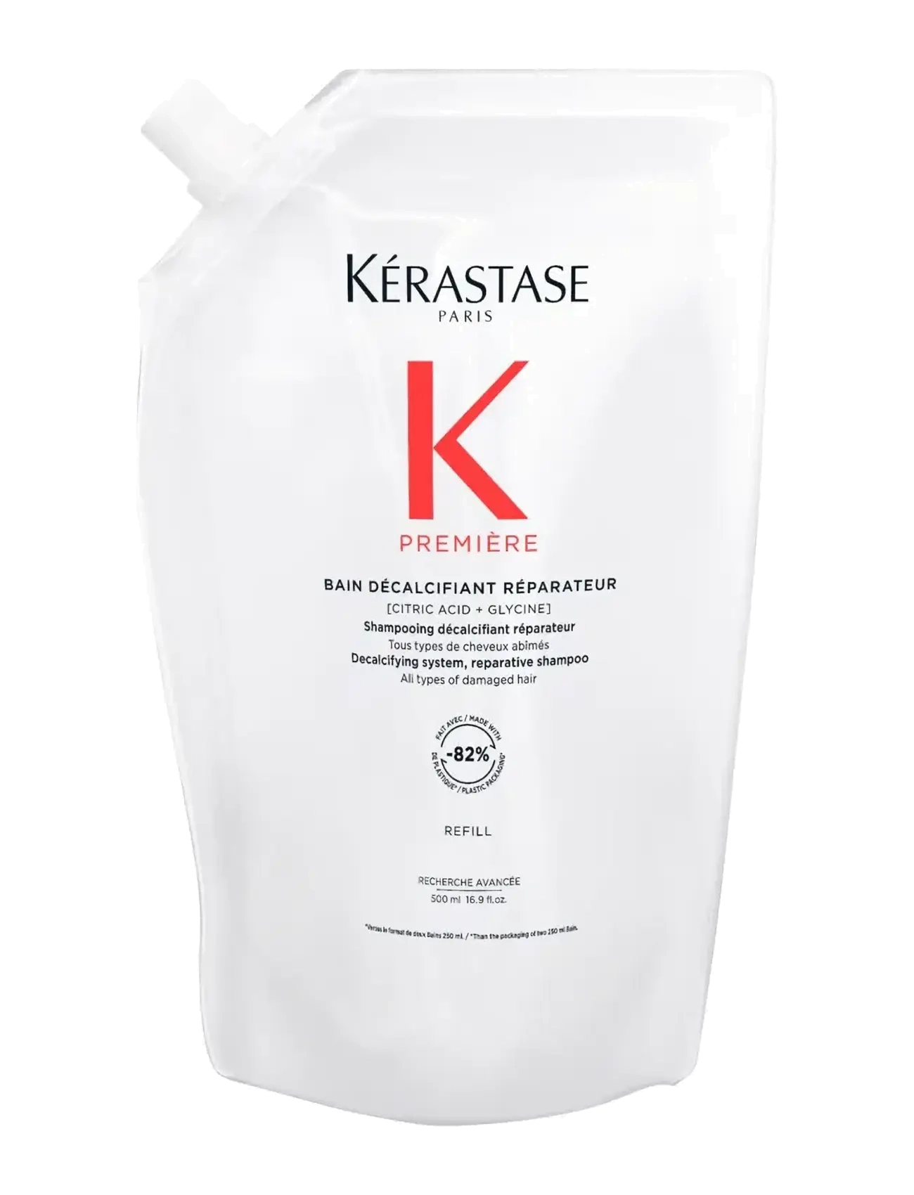 Kérastase Kérastase Première Bain Décalcifiant Rénovateur Shampoo 500 ml Refill - Beauty refill - CLEAR / undefined