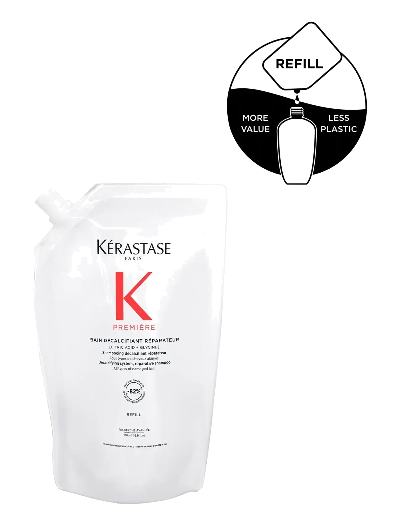 Kérastase - Kérastase Première Bain Décalcifiant Rénovateur Shampoo 500 ml Refill - clear - 1