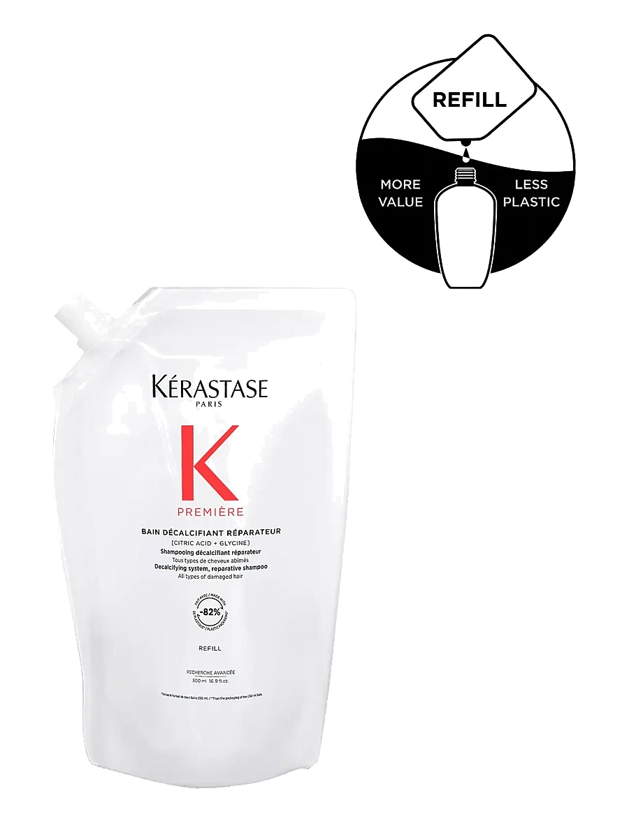 Kérastase - Kérastase Première Bain Décalcifiant Rénovateur Shampoo 500 ml Refill - refill til hårpleje - clear - 1