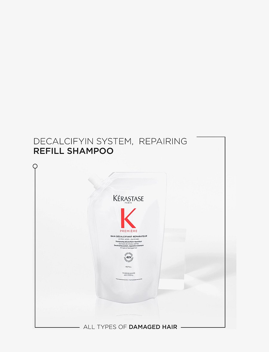 Kérastase - Kérastase Première Bain Décalcifiant Rénovateur Shampoo 500 ml Refill - refill til hårpleje - clear - 2
