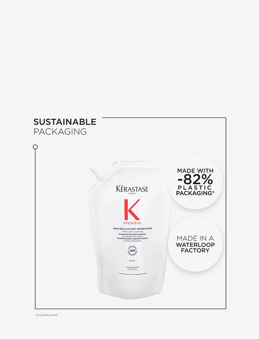 Kérastase - Kérastase Première Bain Décalcifiant Rénovateur Shampoo 500 ml Refill - refill til hårpleje - clear - 5