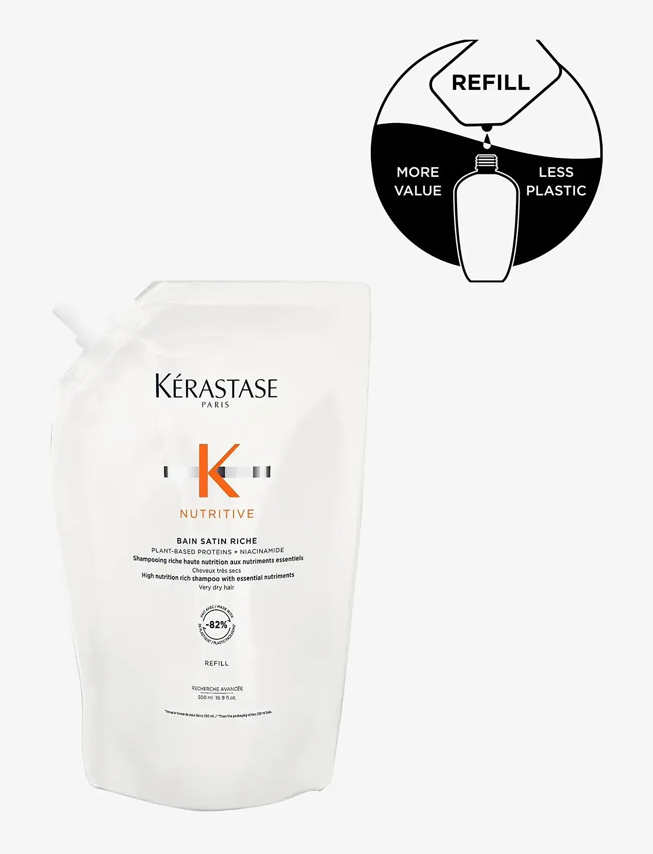 Kérastase - Kérastase Nutritive Bain Riche Shampoo 500ml Refill - clear - 1