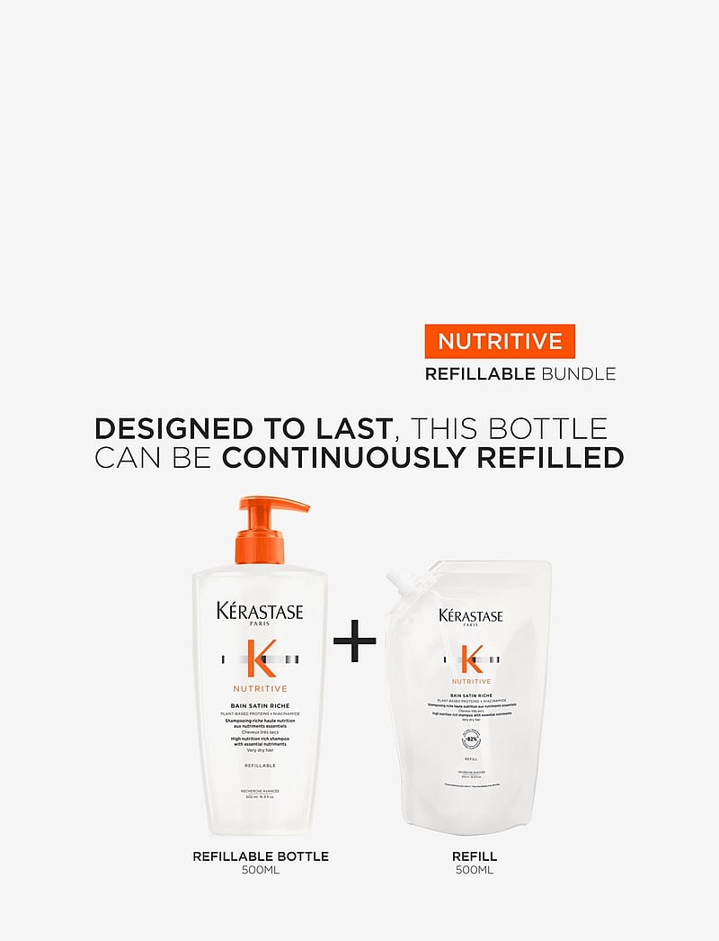 Kérastase - Kérastase Nutritive Bain Riche Shampoo 500ml Refill - clear - 3