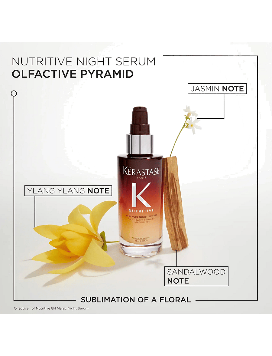 Kérastase - Kérastase Nutritive 8H Overnight Serum 30 ml Travel Size - hår - clear - 2