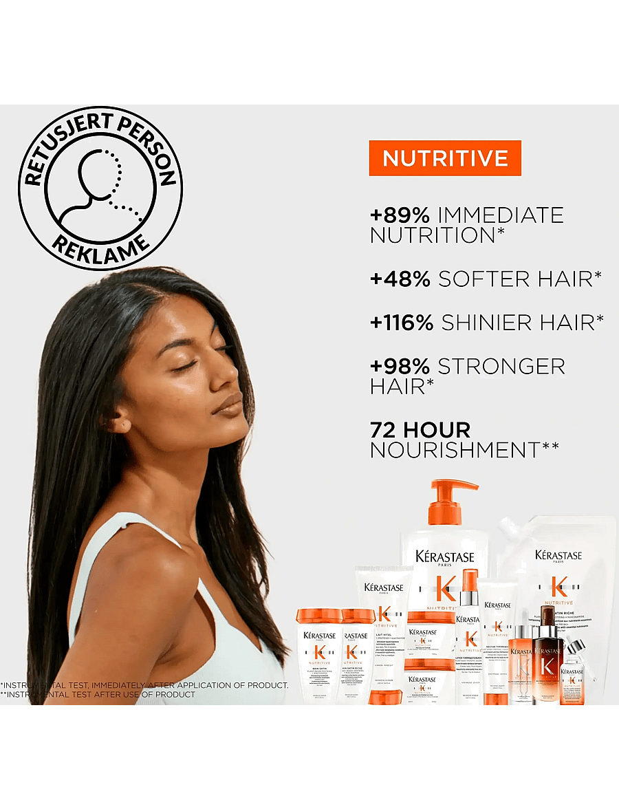Kérastase - Kérastase Nutritive 8H Overnight Serum 30 ml Travel Size - hår - clear - 3