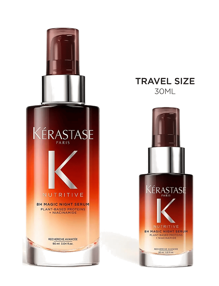 Kérastase - Kérastase Nutritive 8H Overnight Serum 30 ml Travel Size - hår - clear - 5