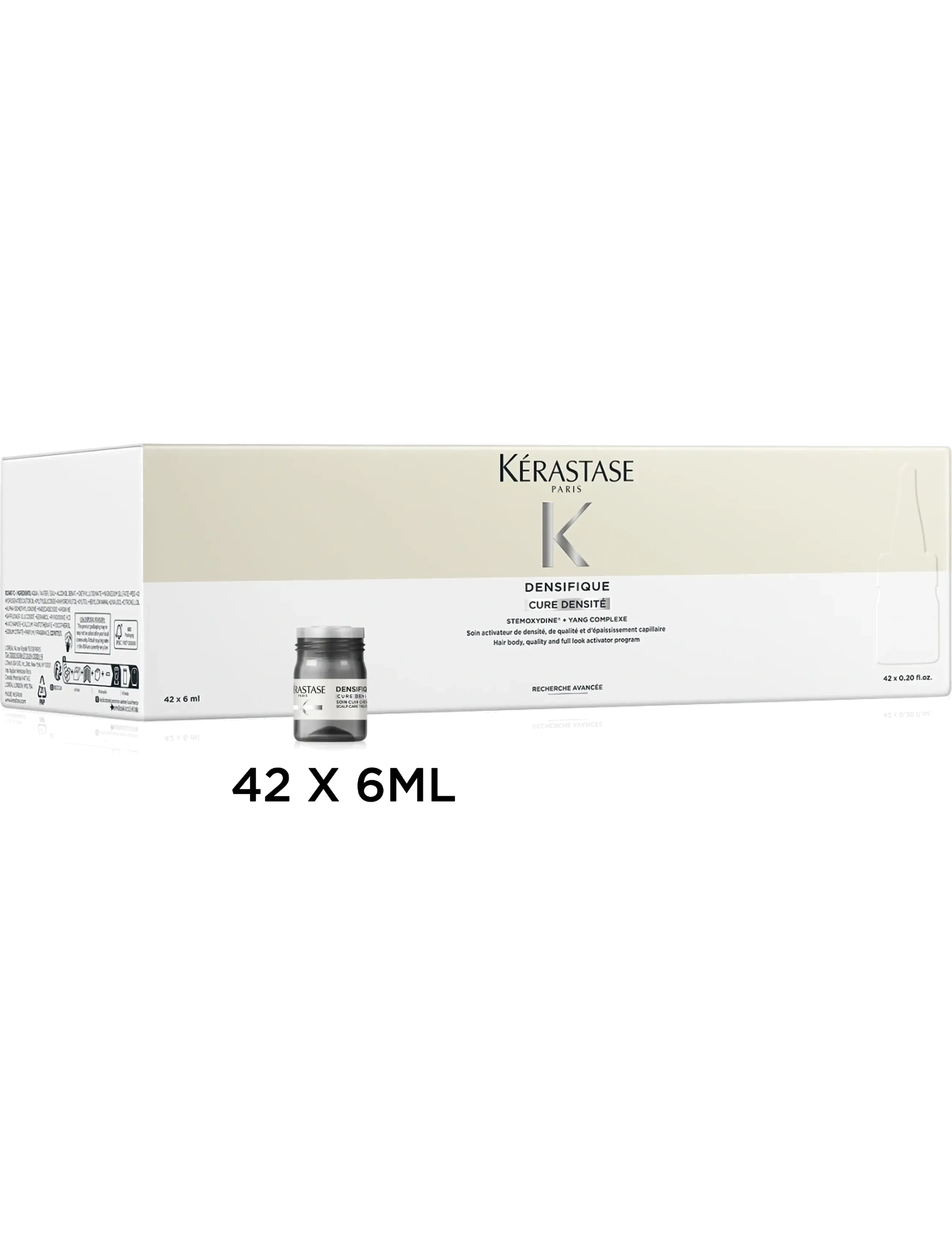 Kérastase - KÉRASTASE DENSIFIQUE CURES DENSITE HAIR DENSITY ACTIVATOR PROGRAM FOR SENSITIVE SCALP 42-pack - hårkur - clear - 3