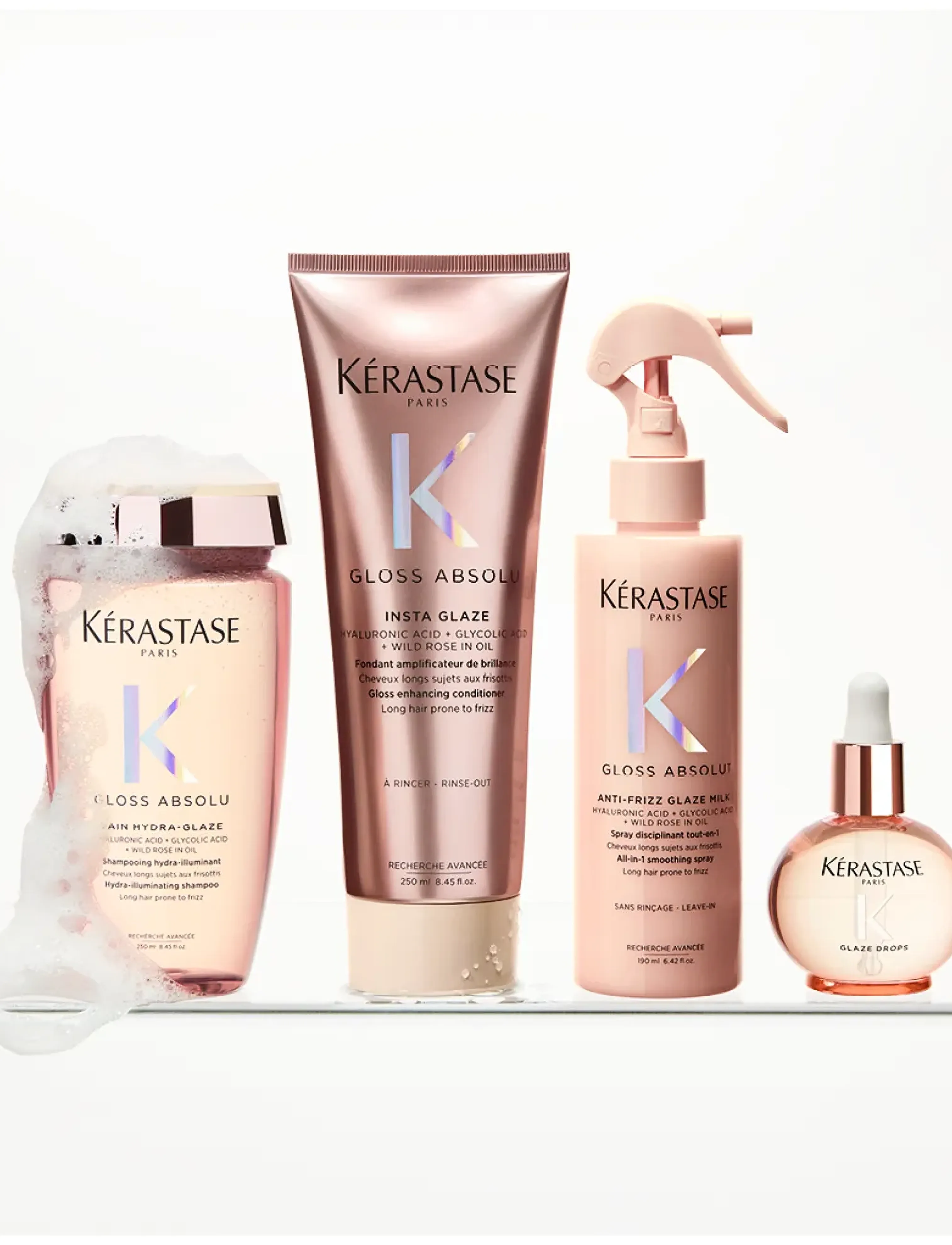 Kérastase - Kérastase Gloss Absolu Bain Hydra-Glaze Shampoo 250 ml - shampoot - clear - 5