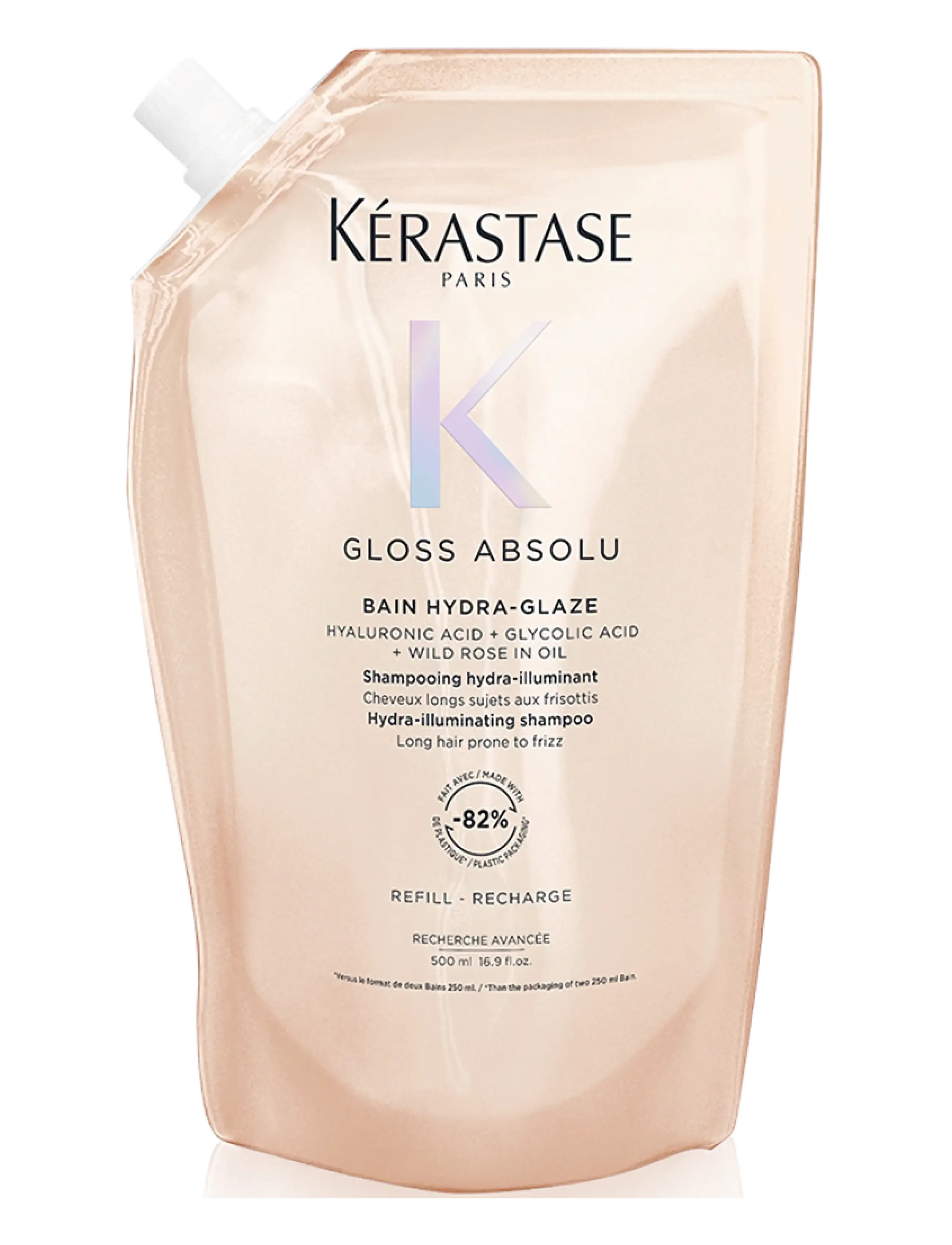 Kérastase Kérastase Gloss Absolu Bain Hydra-Glaze Shampoo Refill 500ml, 500 ml, Nude, Care > Hair Care Refill, Dame