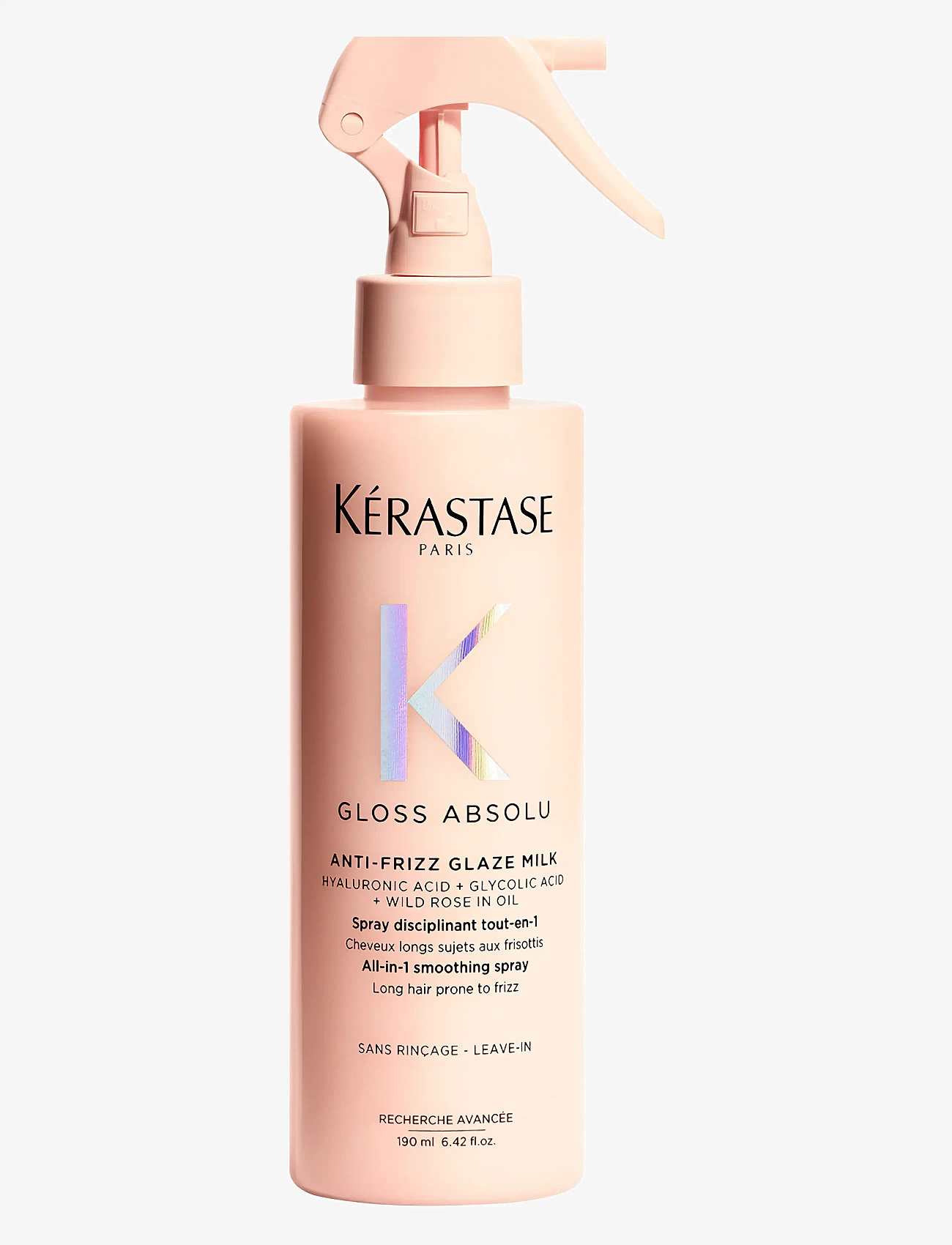 Kérastase - Kérastase Gloss Absolu Anti-Frizz Glaze Milk Heat Protection 190ML - värmeskydd - clear - 1