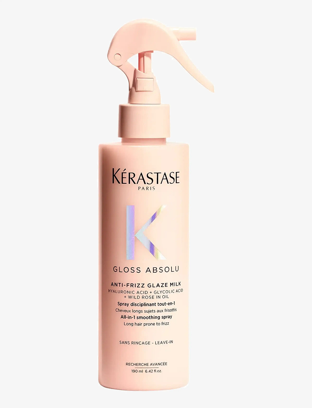 Kérastase - Kérastase Gloss Absolu Anti-Frizz Glaze Milk Heat Protection 190ML - värmeskydd - clear - 2