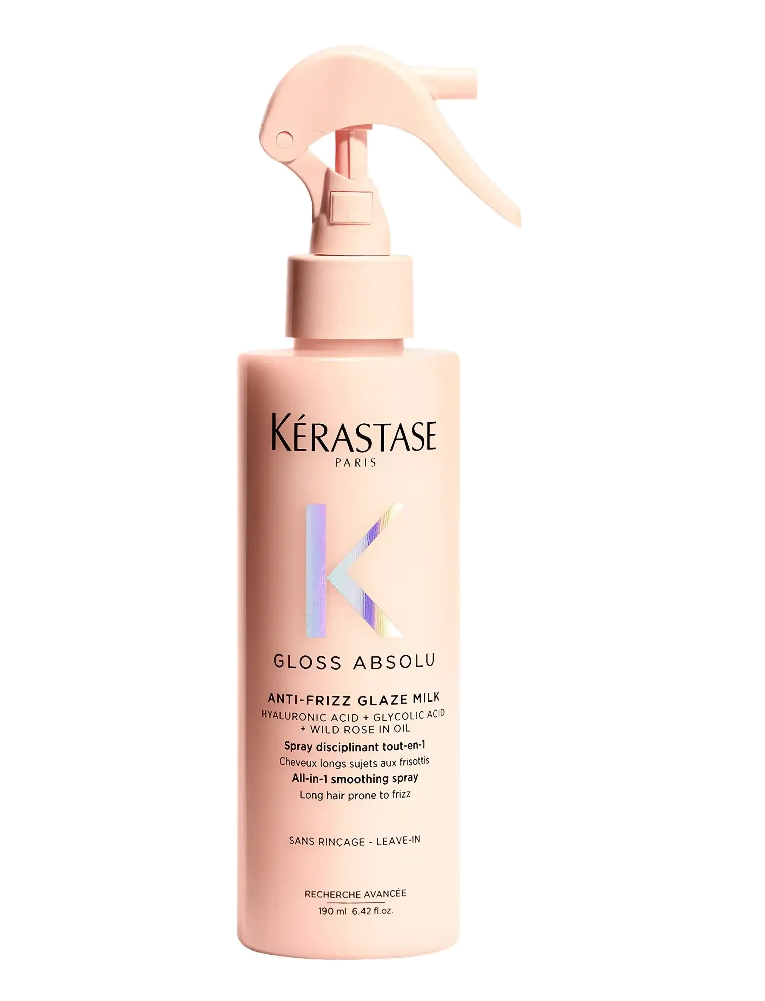 Kérastase - Kérastase Gloss Absolu Anti-Frizz Glaze Milk Heat Protection 190ML - sommerens hårprodukter - clear - 2