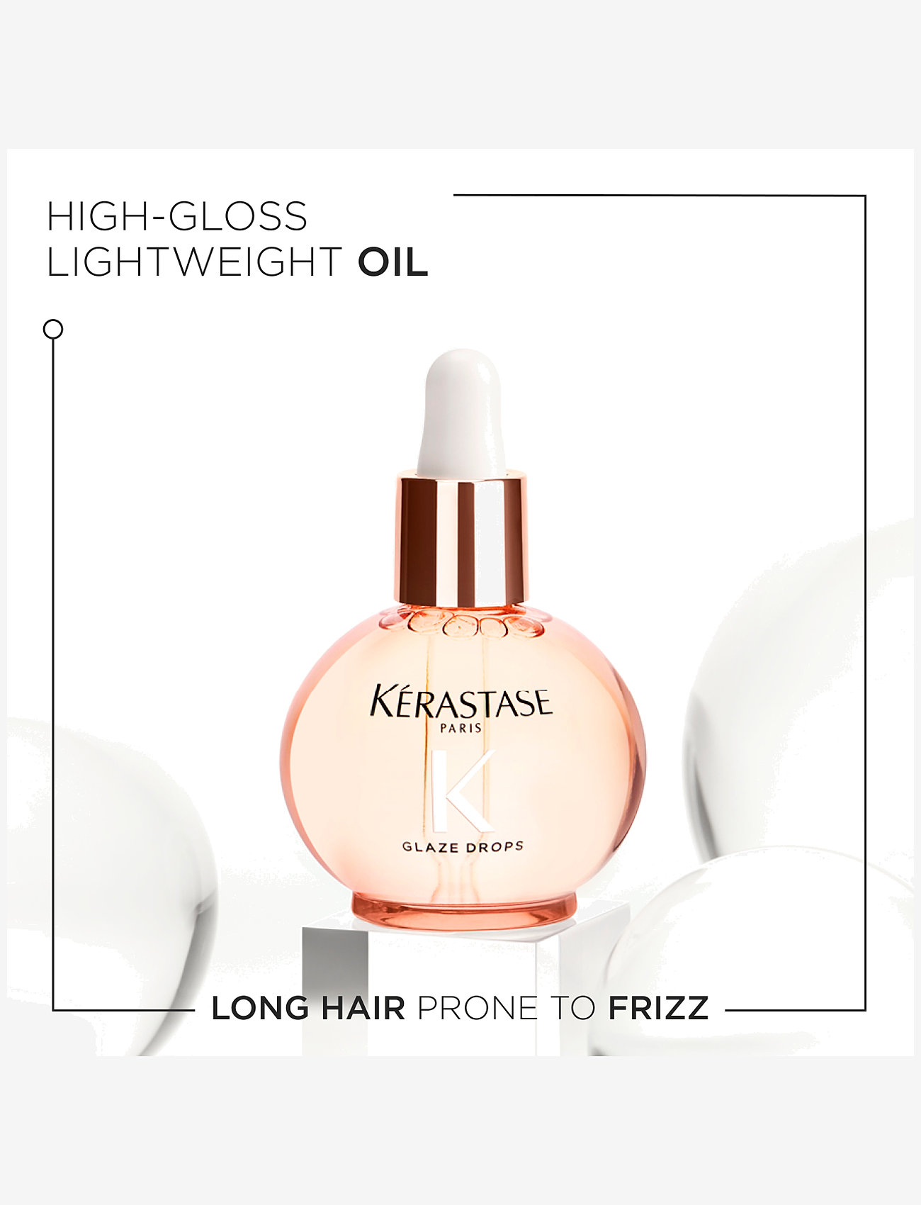 Kérastase - Kérastase Gloss Absolu Glaze Drops Hair Oil 45 ml - hår - clear - 1