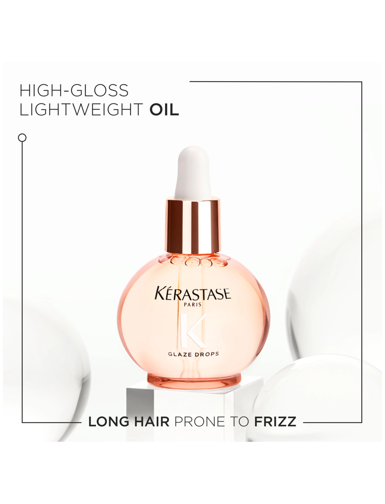 Kérastase - Kérastase Gloss Absolu Glaze Drops Hair Oil 45 ml - hår - clear - 1
