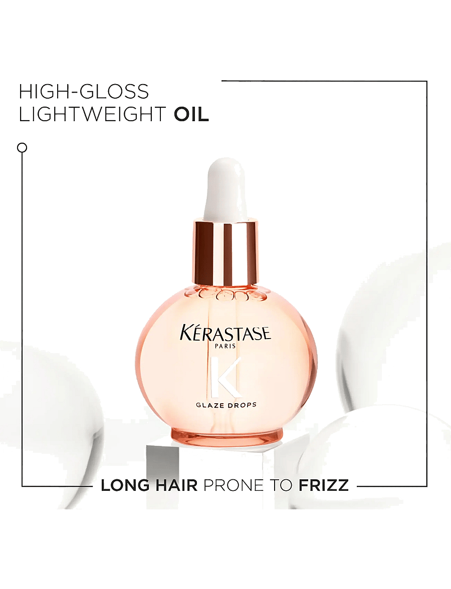 Kérastase - Kérastase Gloss Absolu Glaze Drops Hair Oil 45 ml - hår - clear - 2