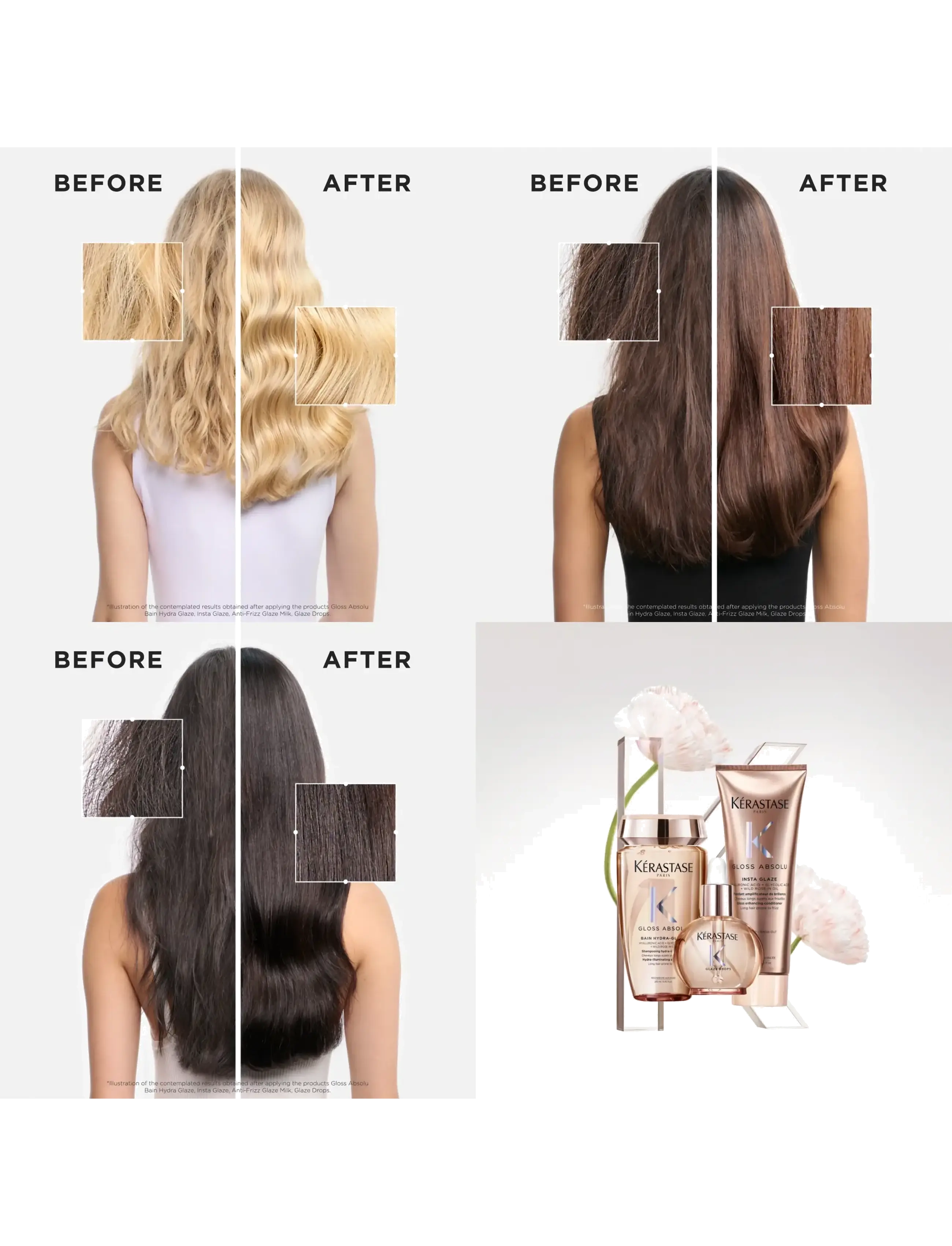 Kérastase - Kérastase Gloss Absolu Glaze Drops Hair Oil 45 ml - hår - clear - 5