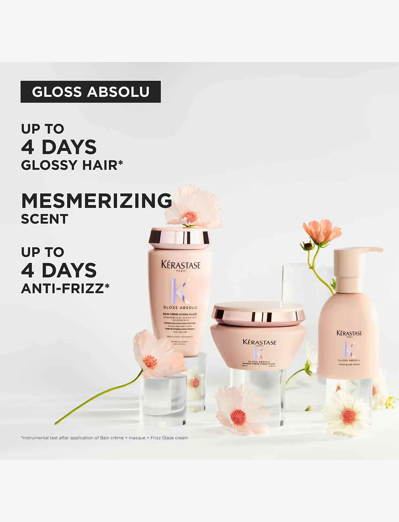 Kérastase - Kérastase Gloss Absolu Bain Crème Hydra-Glaze Shampoo 250 ml - shampoo - clear - 3