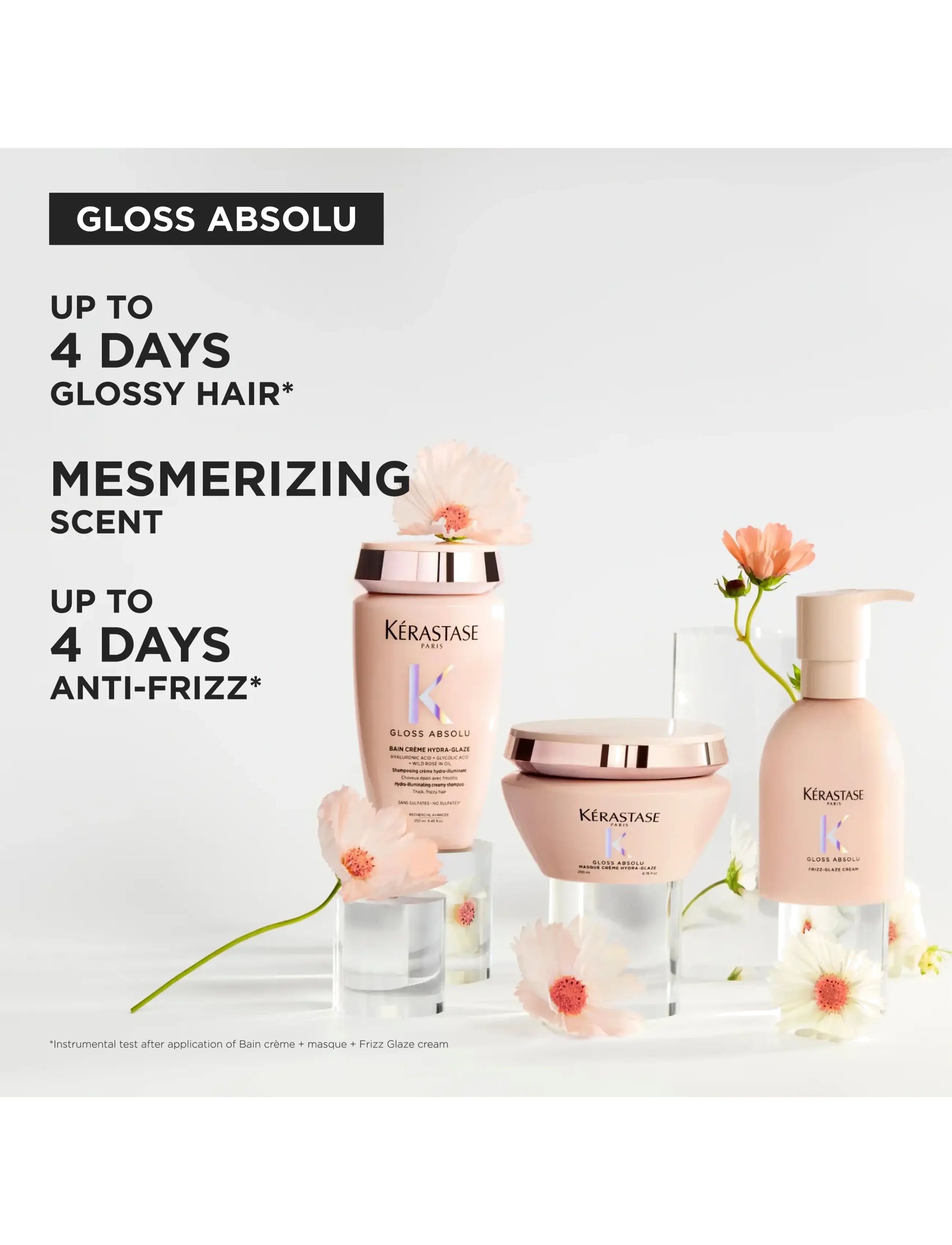 Kérastase - Kérastase Gloss Absolu Bain Crème Hydra-Glaze Shampoo 250 ml - sjampó - clear - 3
