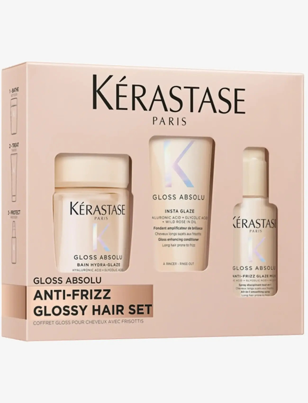 Kérastase - Kérastase Gloss Absolu Discovery Set - til ham - clear - 0