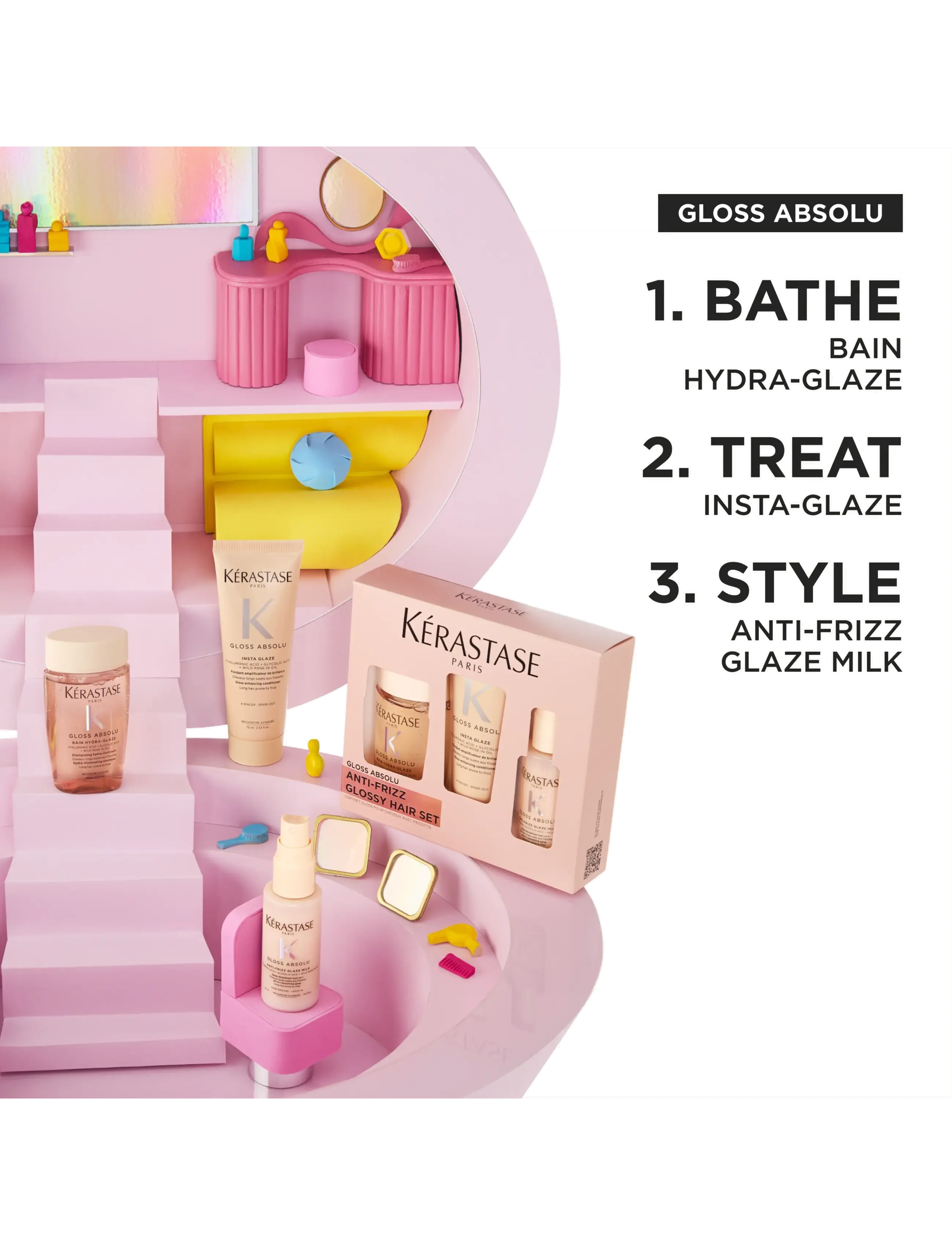 Kérastase - Kérastase Gloss Absolu Discovery Set - mellem 200-500 kr - clear - 1